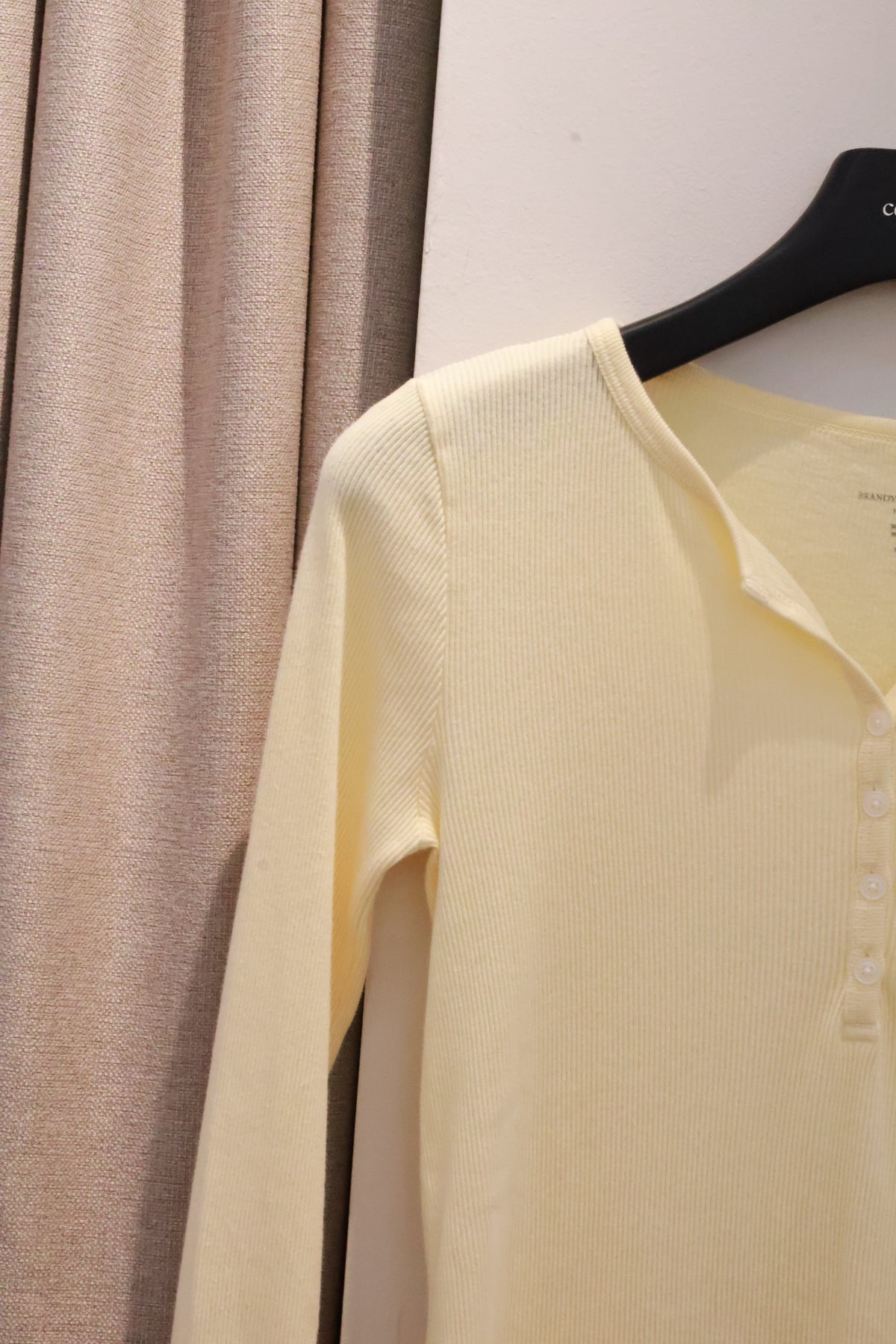 BRANDY Zelly long sleeve Top  -YELLOW