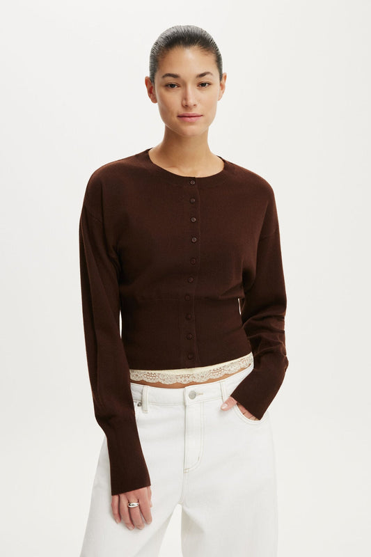 COTTON ON Sara Button Cardigan