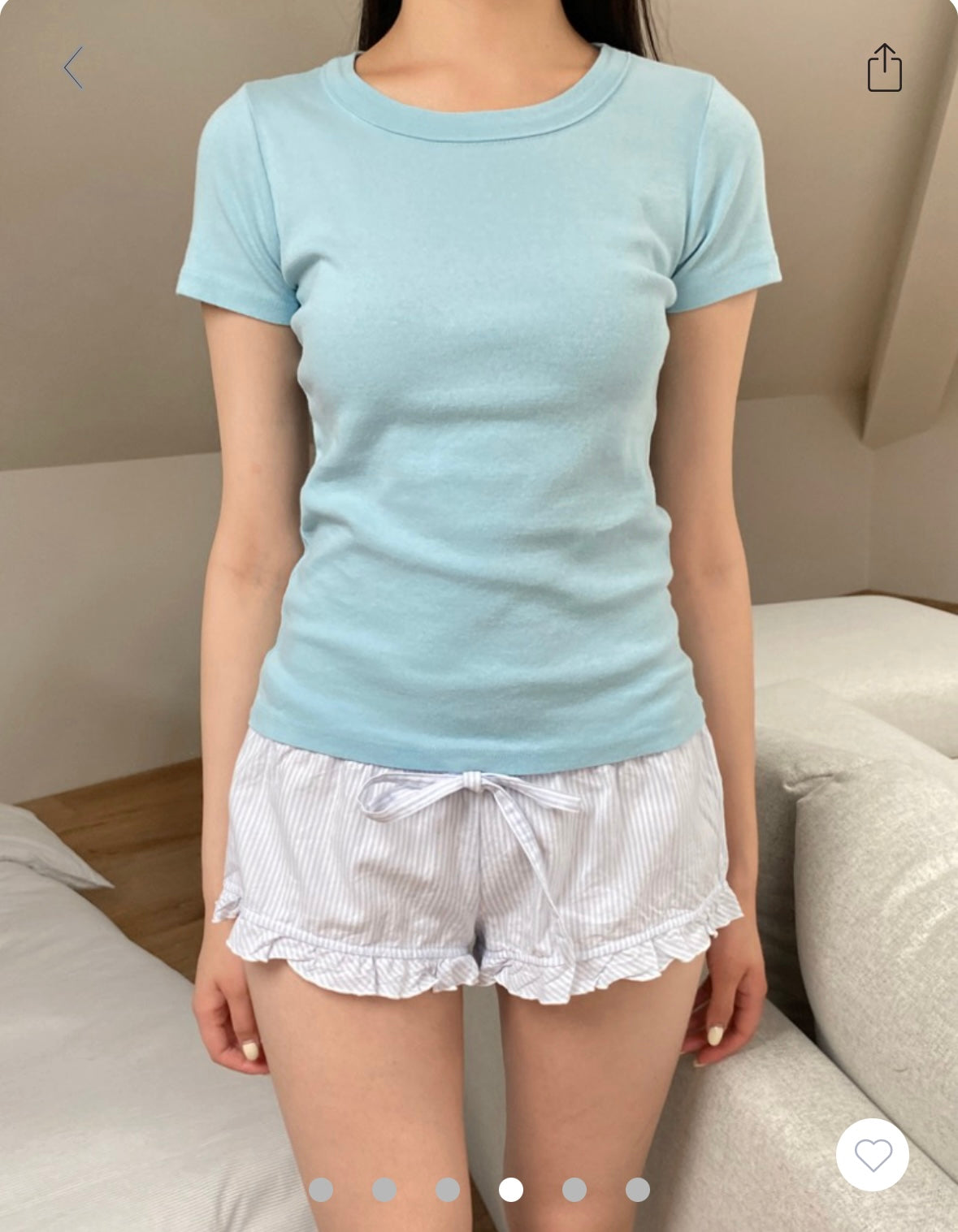 BRANDY Hailie Top - Light Blue