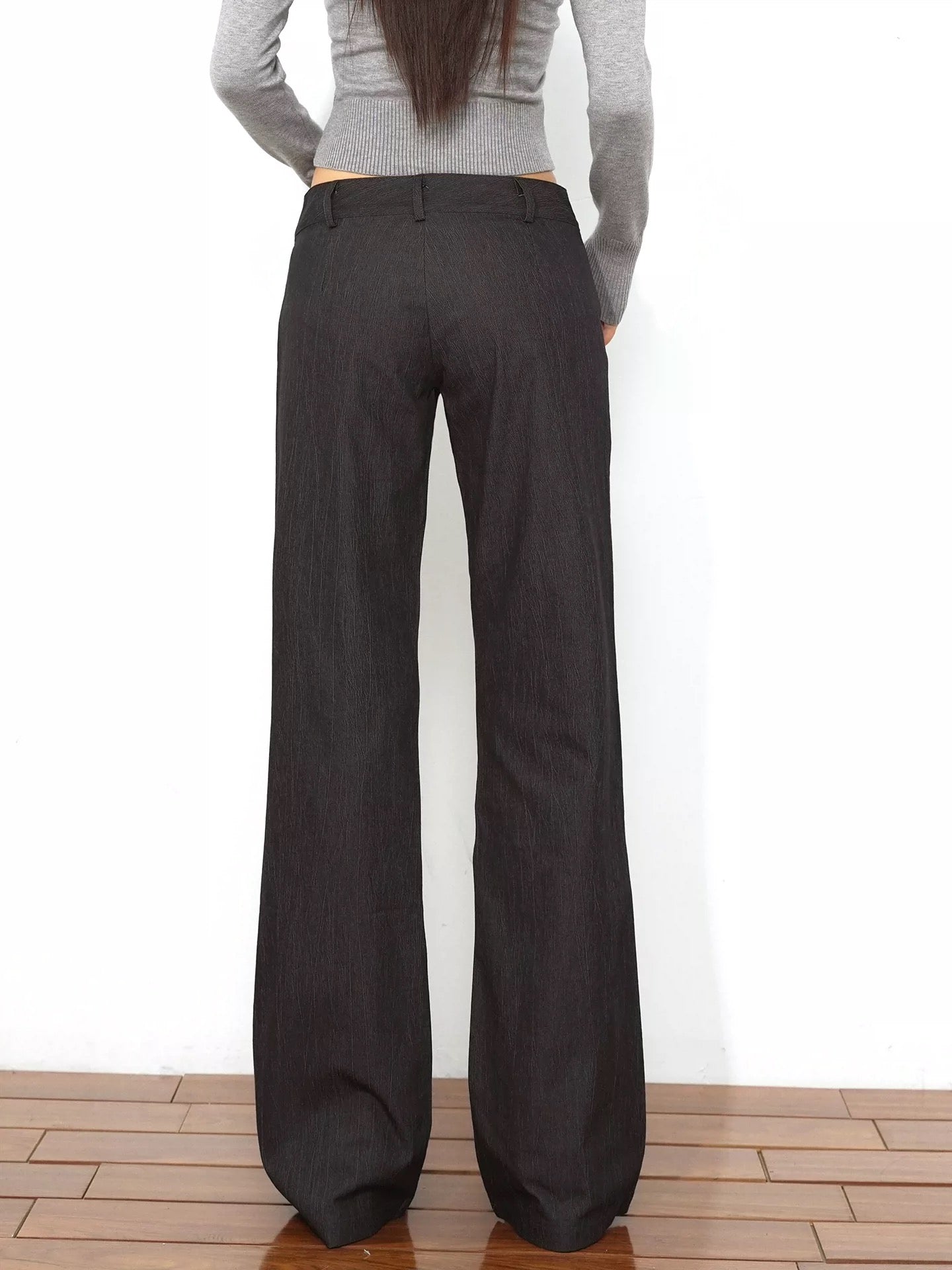 Dark Gray Wide Pants