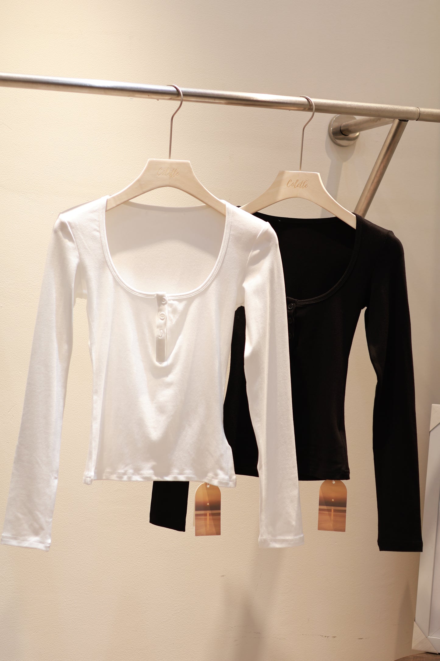 Fitted buttons long sleeve