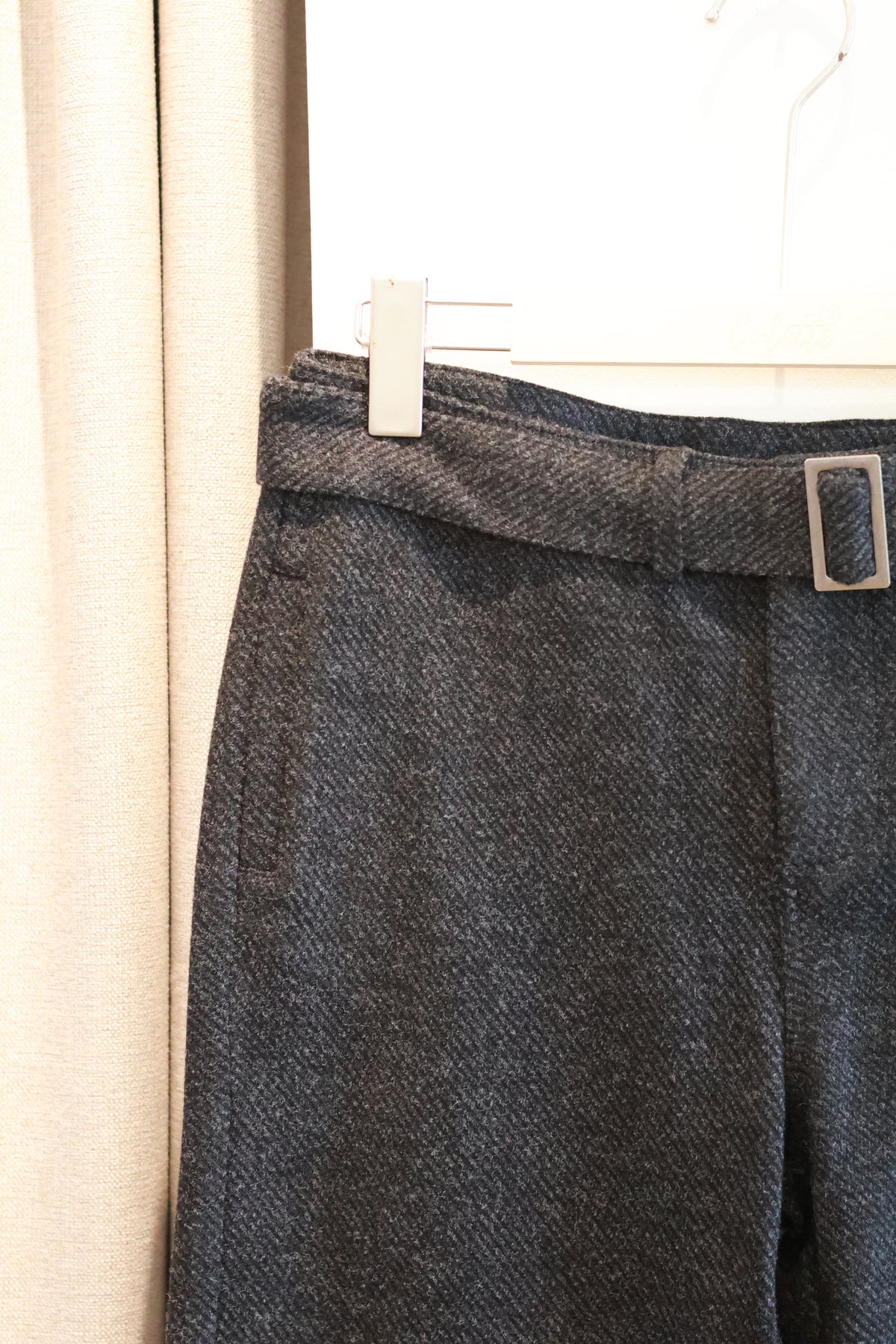 AUD Wide-Leg Casual Pants- DARK GRAY