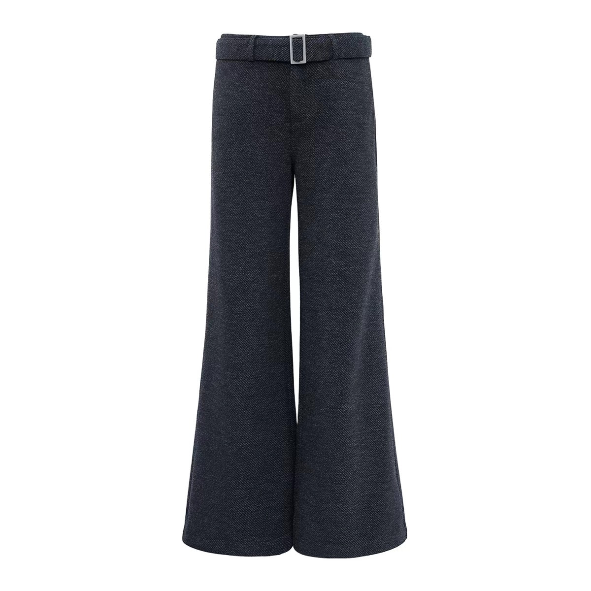 AUD Wide-Leg Casual Pants- DARK GRAY