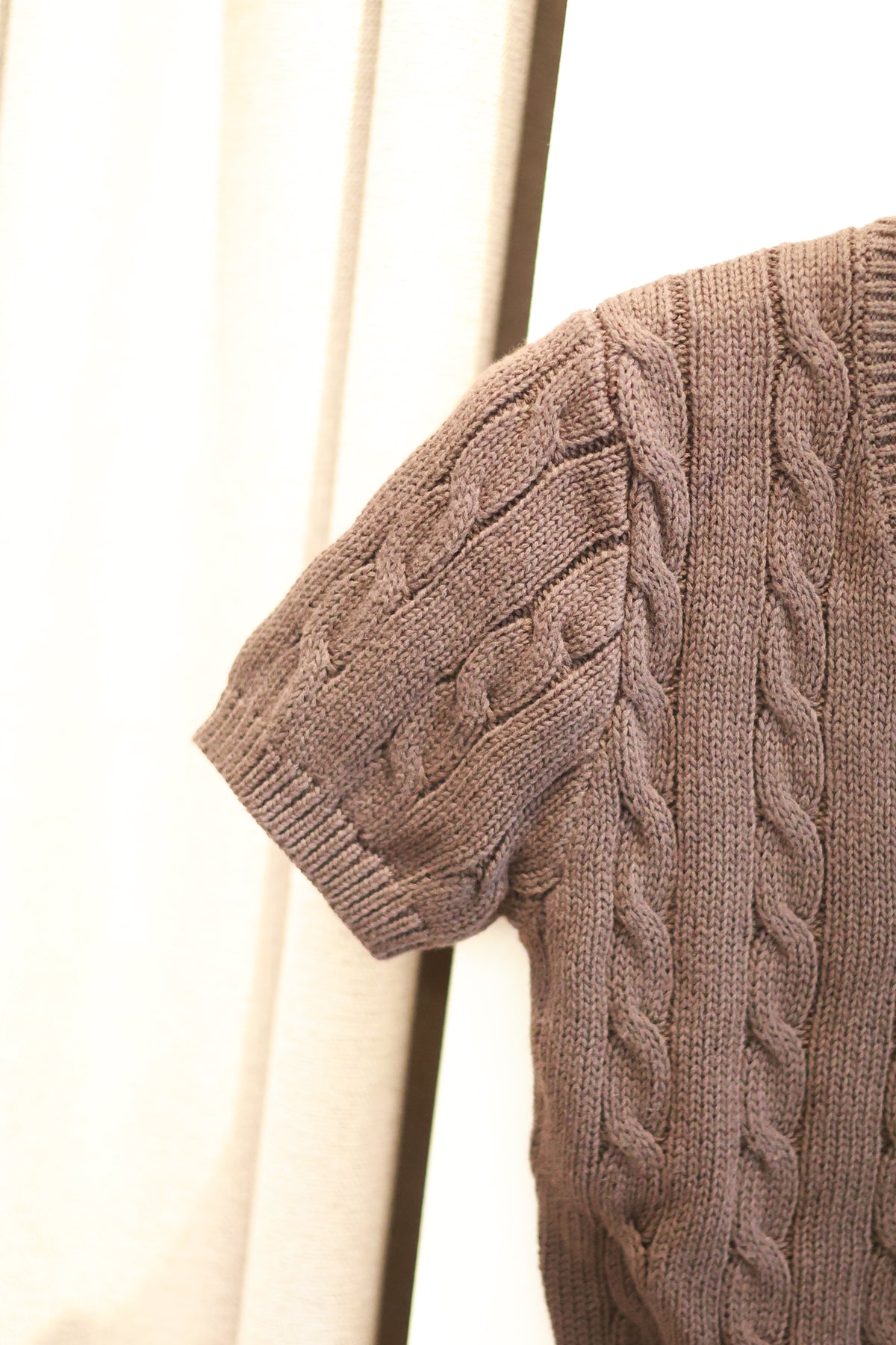BRANDY MELVILLE ZOA CARDIGAN- MOCHA
