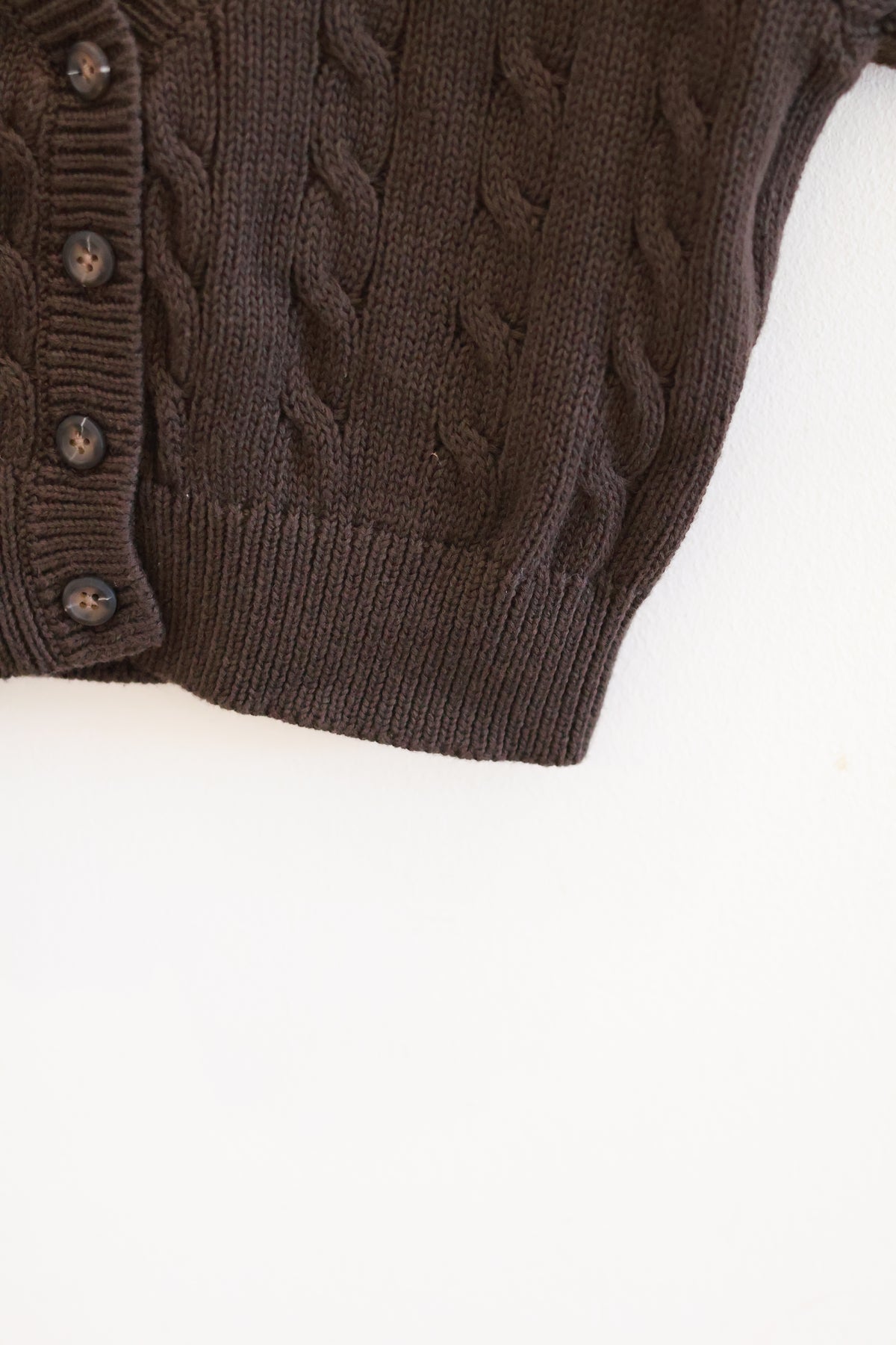 BRANDY MELVILLE ZOA CARDIGAN- MOCHA