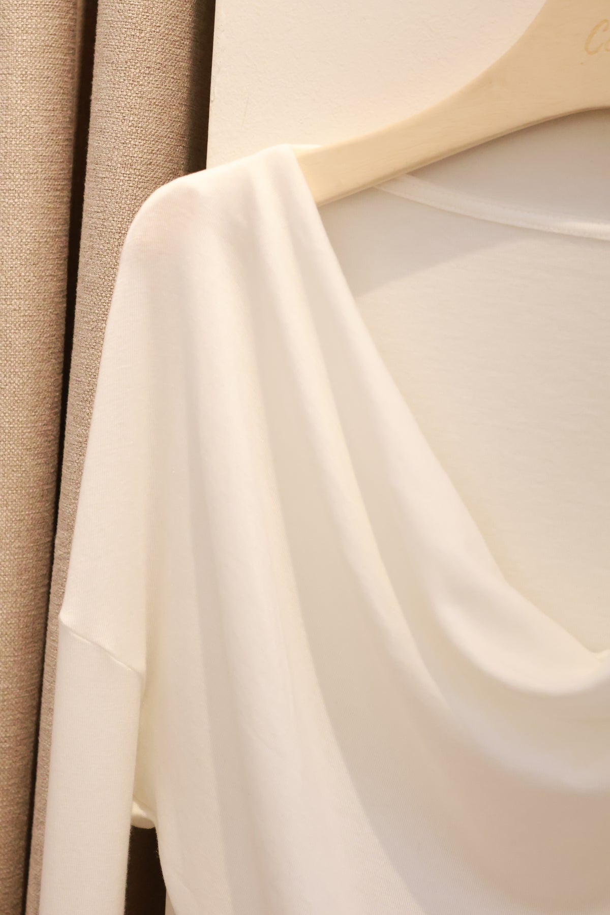 AUD Cowl Neck Long Sleeve Knit Top