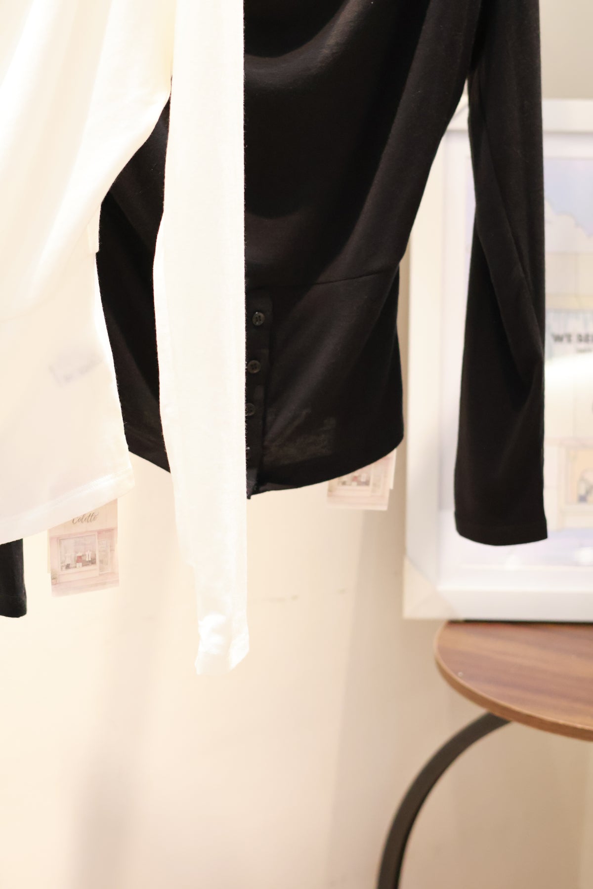 AUD Cowl Neck Long Sleeve Knit Top