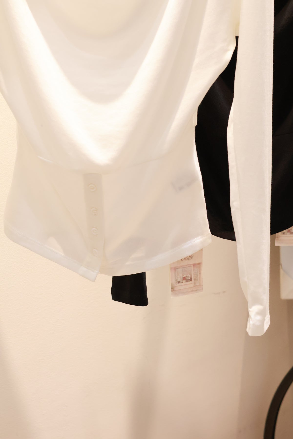AUD Cowl Neck Long Sleeve Knit Top