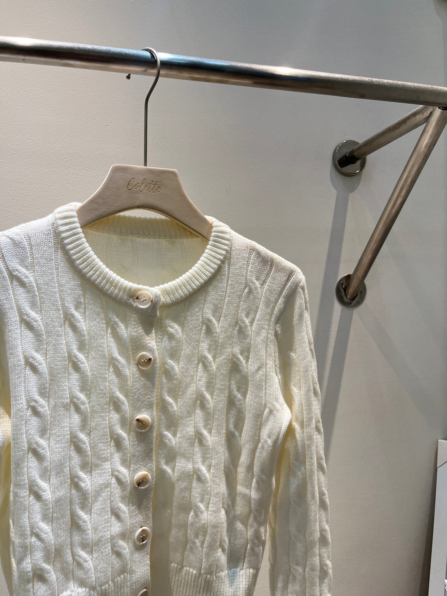 THICK KNITTED CARDIGAN