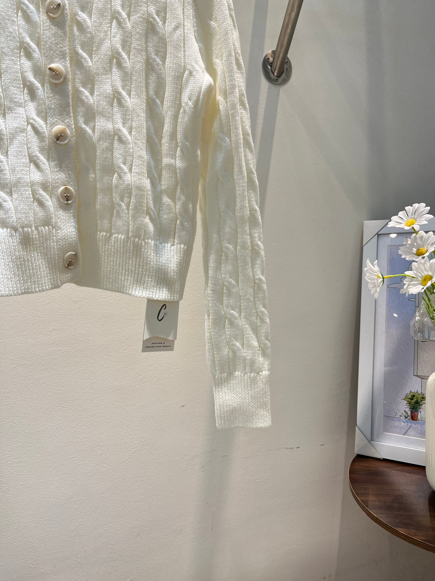 THICK KNITTED CARDIGAN