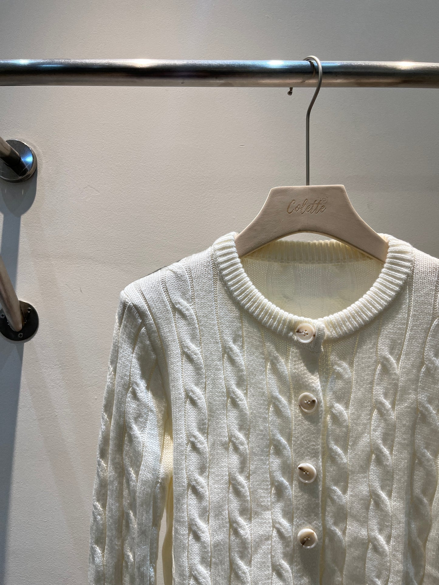 THICK KNITTED CARDIGAN