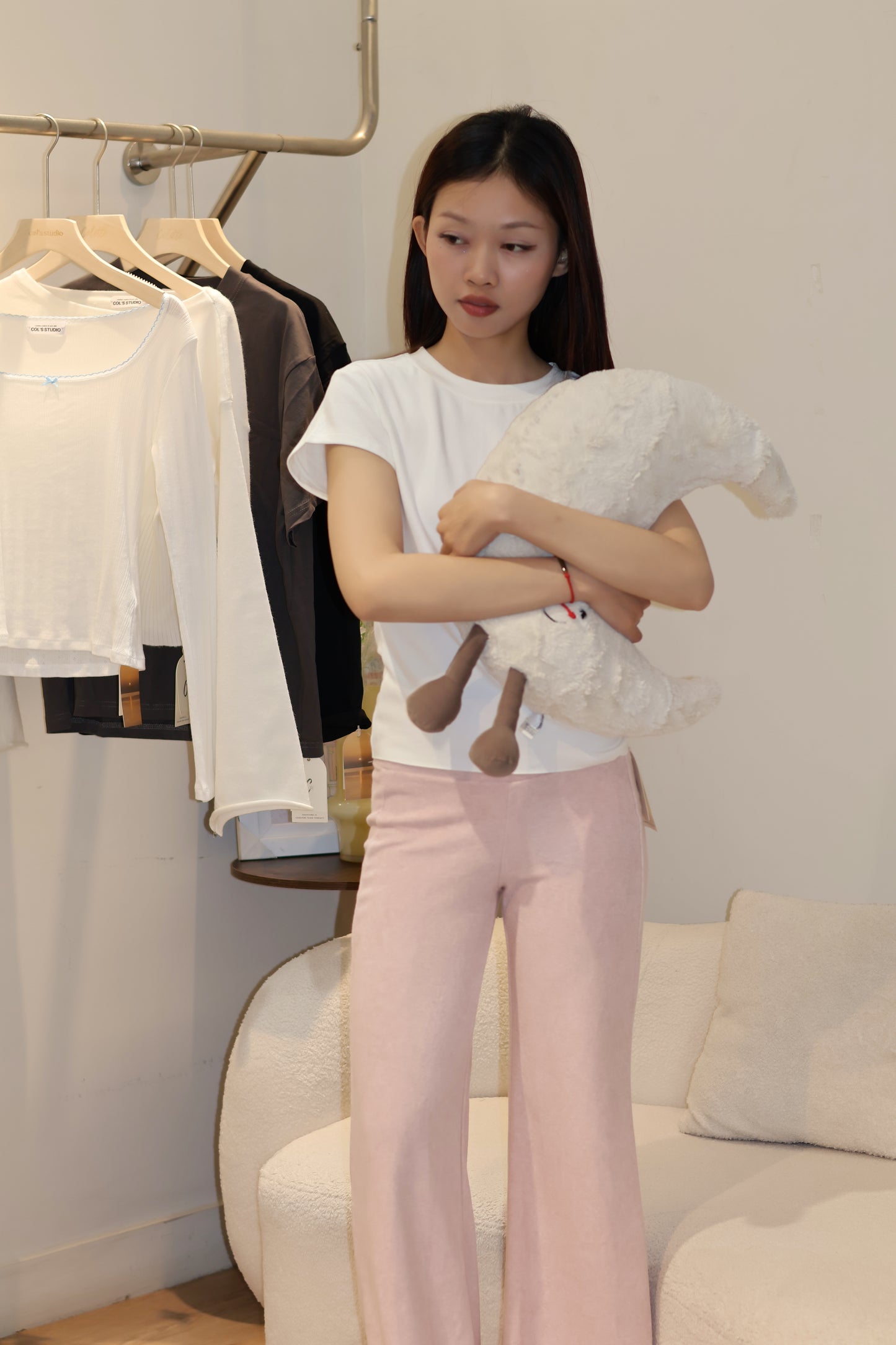 PINK FLARED BOTTOMS