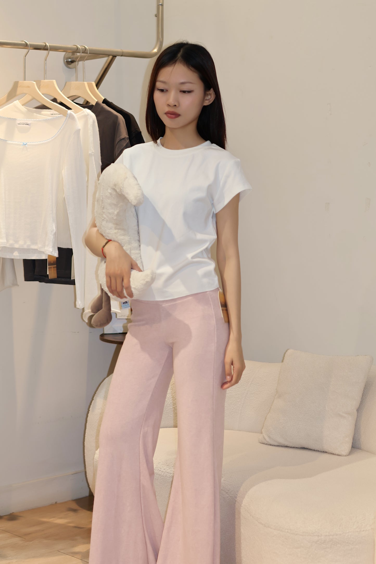 PINK FLARED BOTTOMS