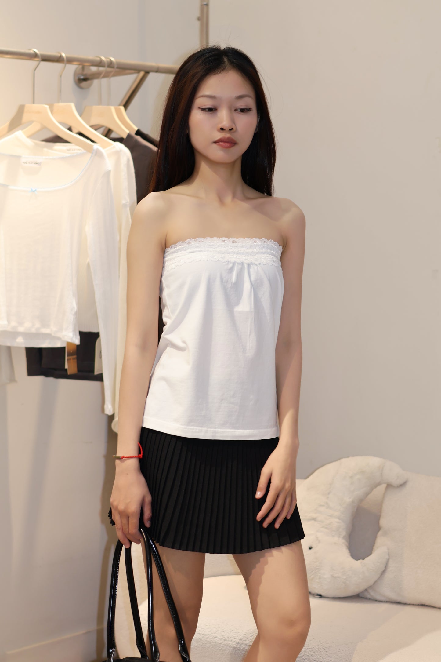 SMALL PLEATED MINI SKIRT