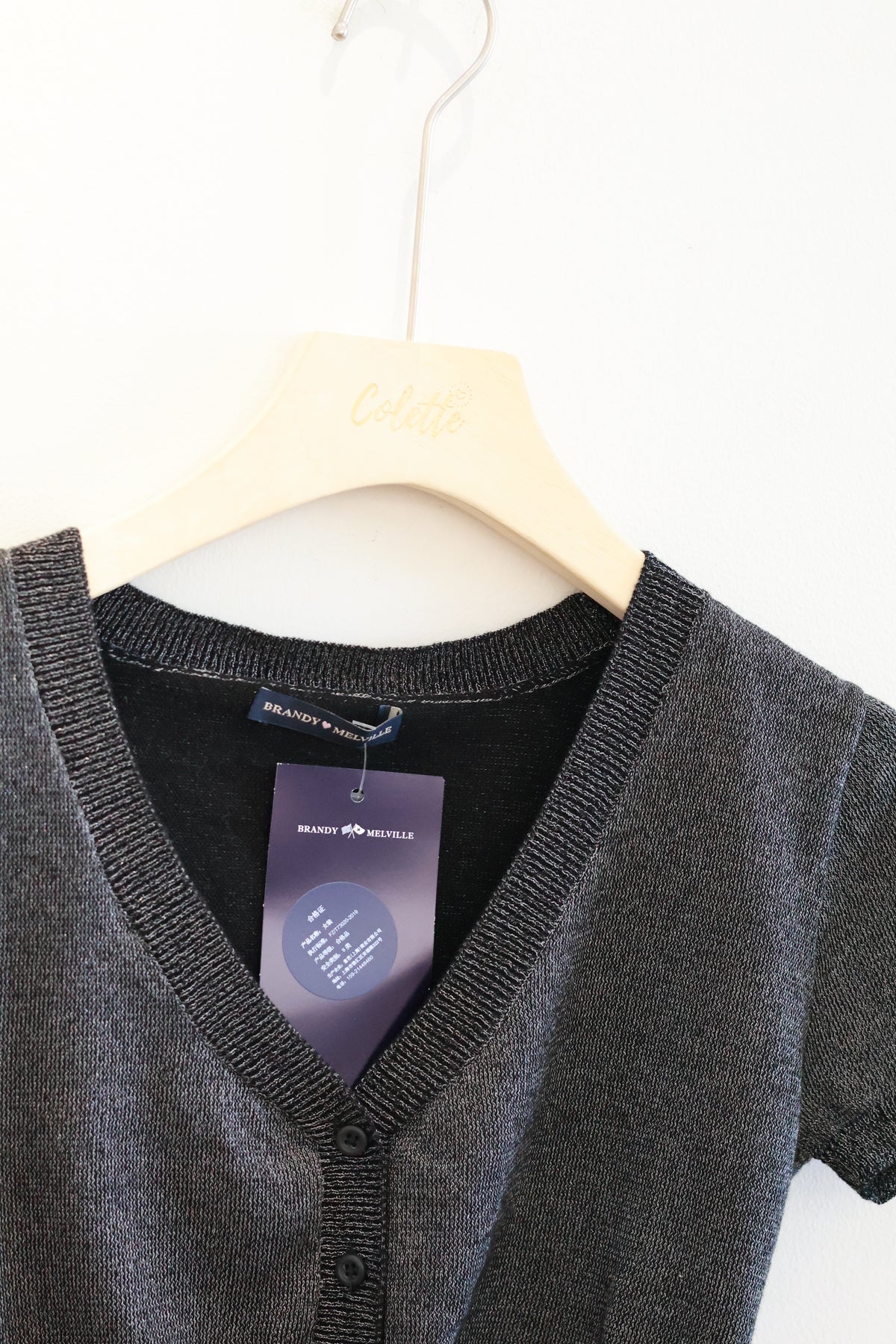 BRANDY Zoa Cardigan  -BLACK