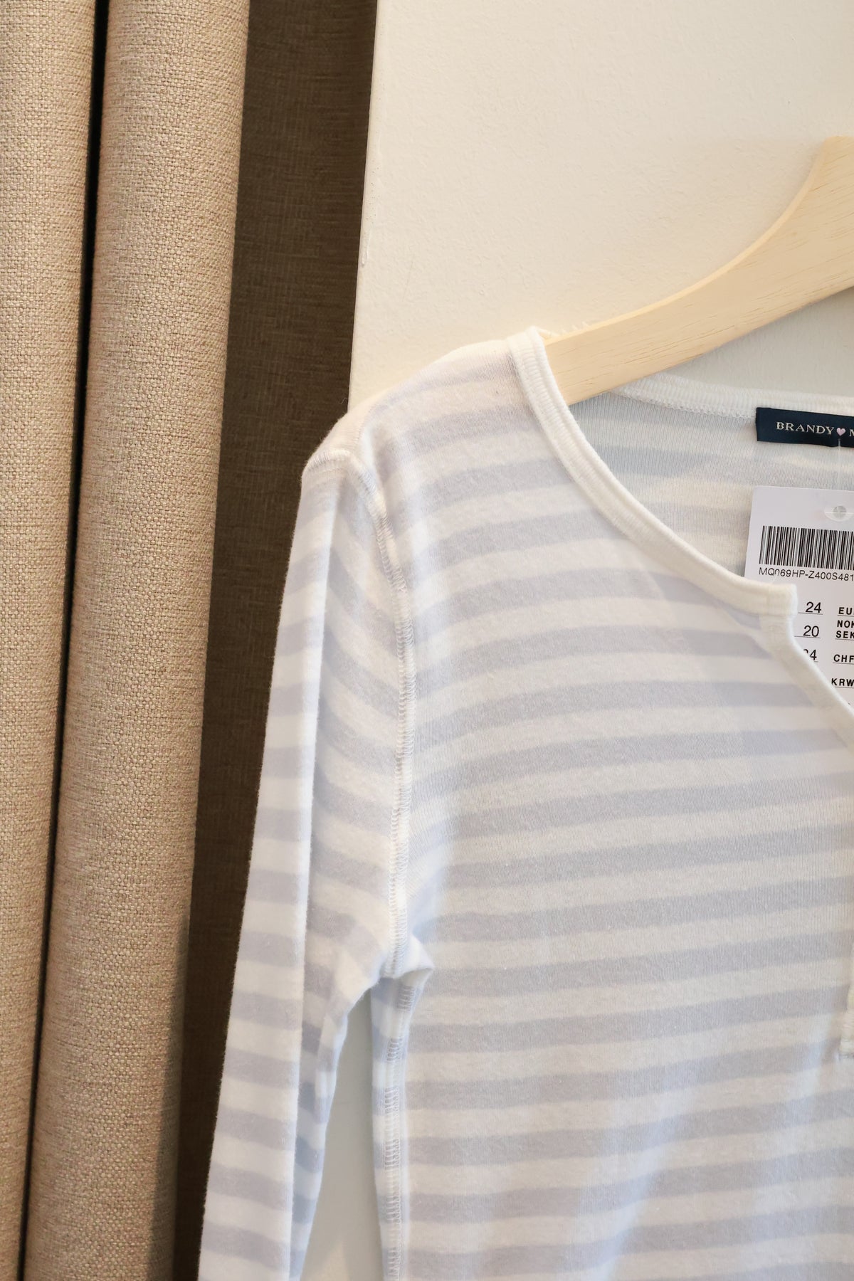 BRANDY Zelly Striped Top  -WHITE STRIPE