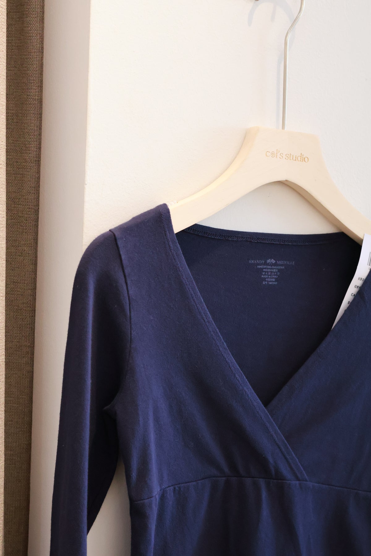 BRANDY Amara Top  -NAVY