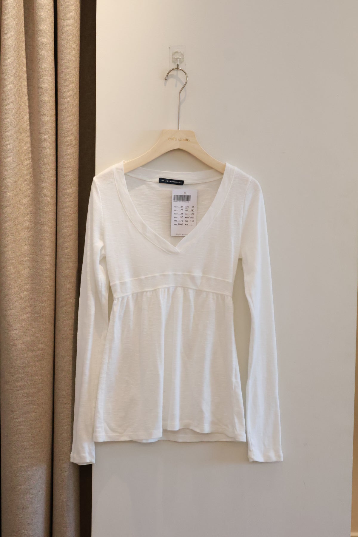 BRANDY Amelie Top  -WHITE