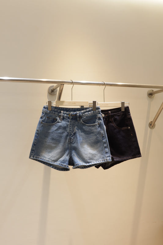 SBB plain denim shorts