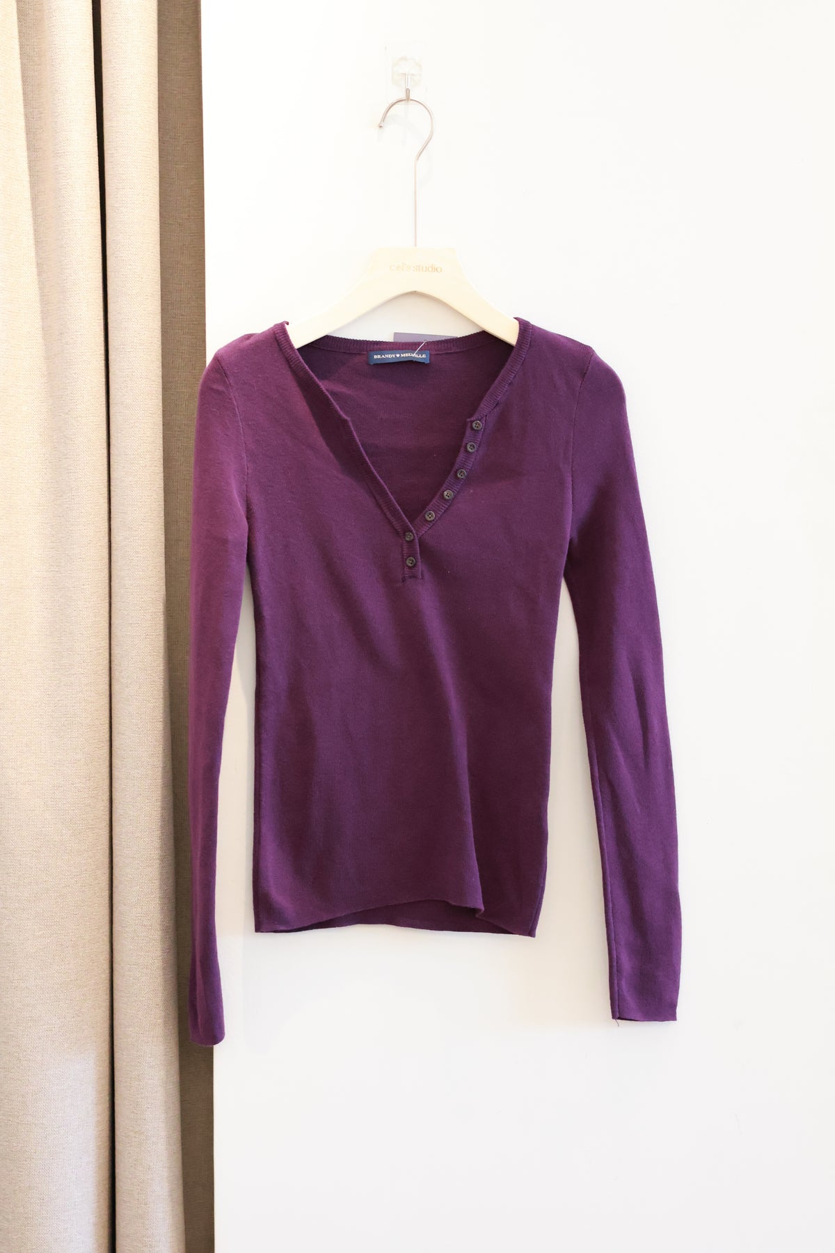 BRANDY Zelly Top- Dark Purple