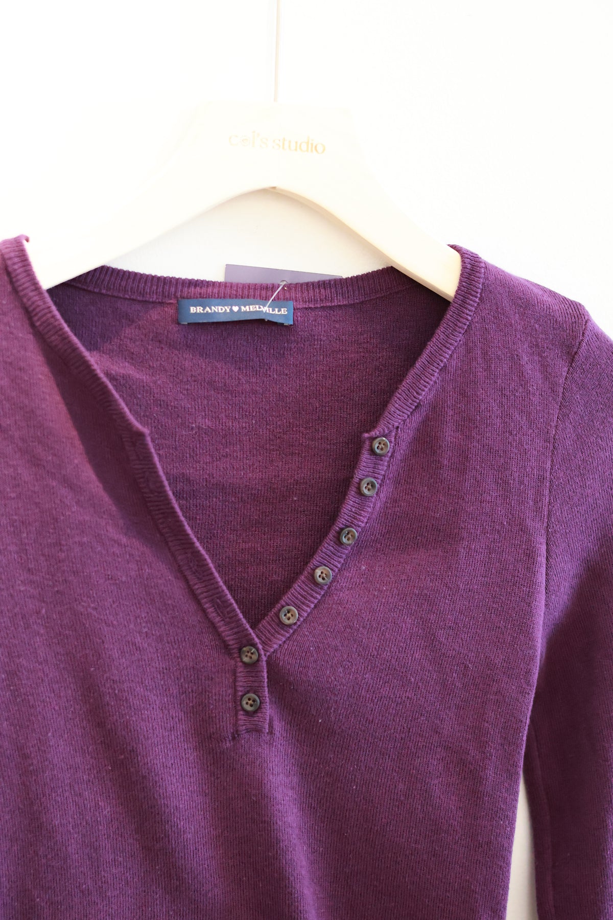 BRANDY Zelly Top- Dark Purple