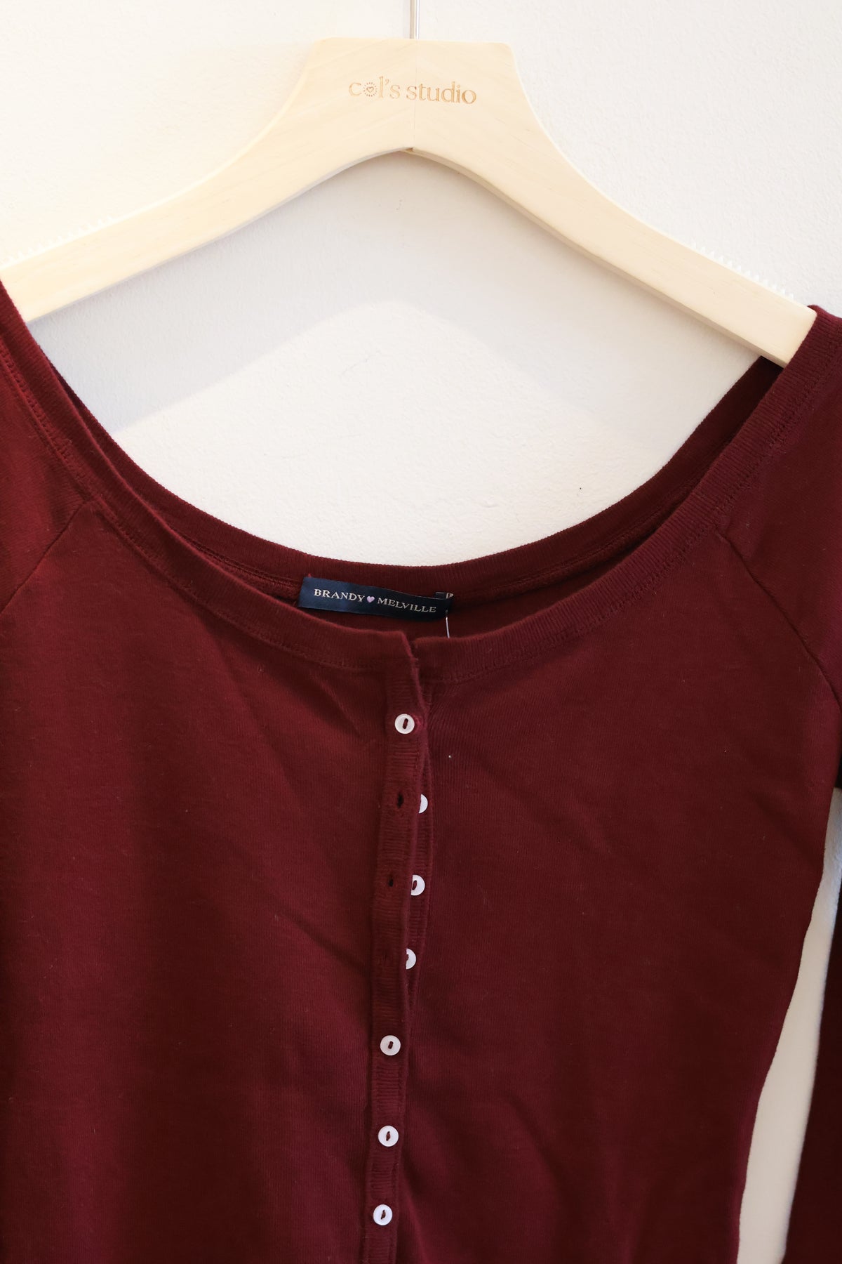 BRANDY Martha Top  -RED