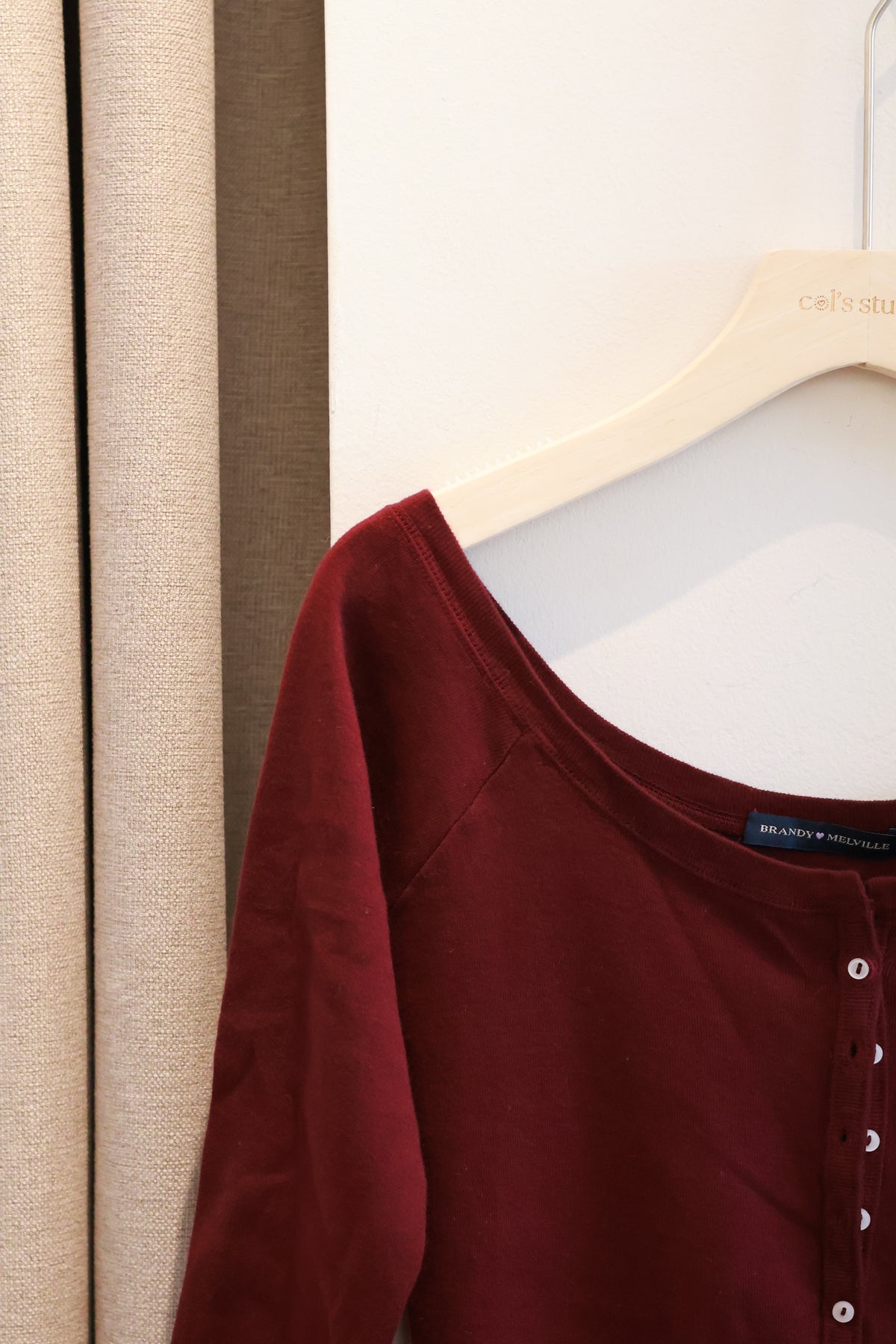 BRANDY Martha Top  -RED