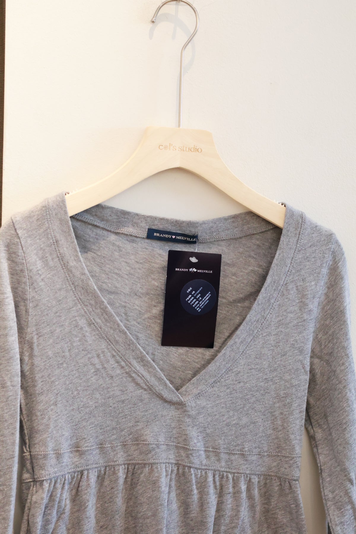 BRANDY Amelie Top  -GREY
