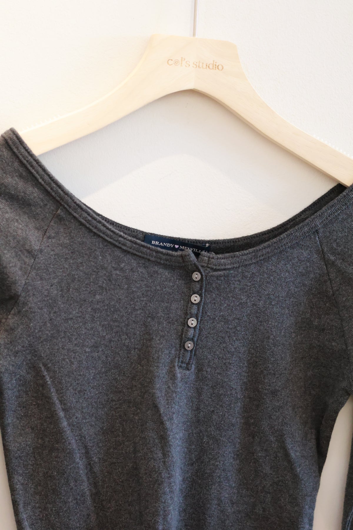 BRANDY Zelly Top- OCT  -DARK GREY