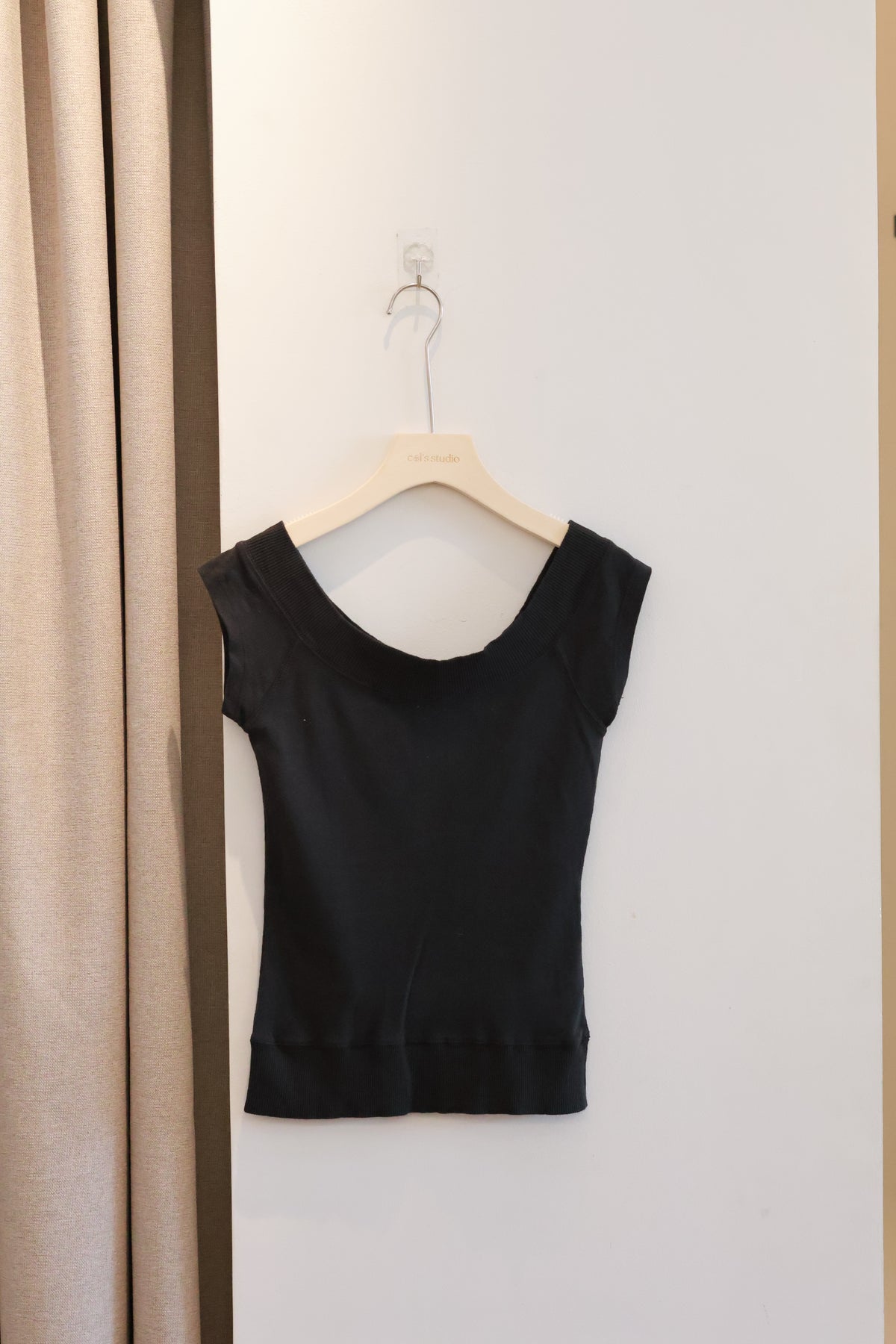 BRANDY Ginny Top- BLACK GRAY