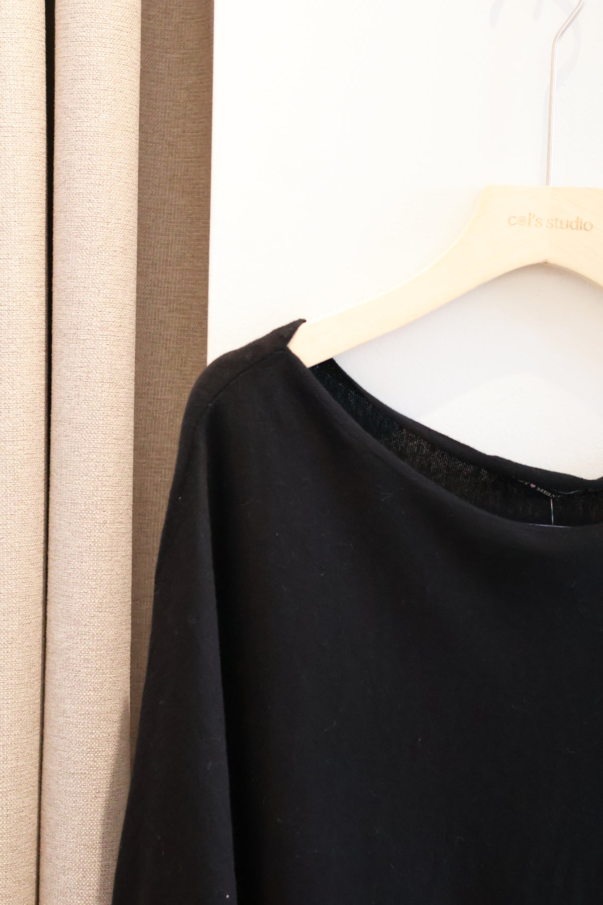 BRANDY Aina Top  -BLACK KNIT