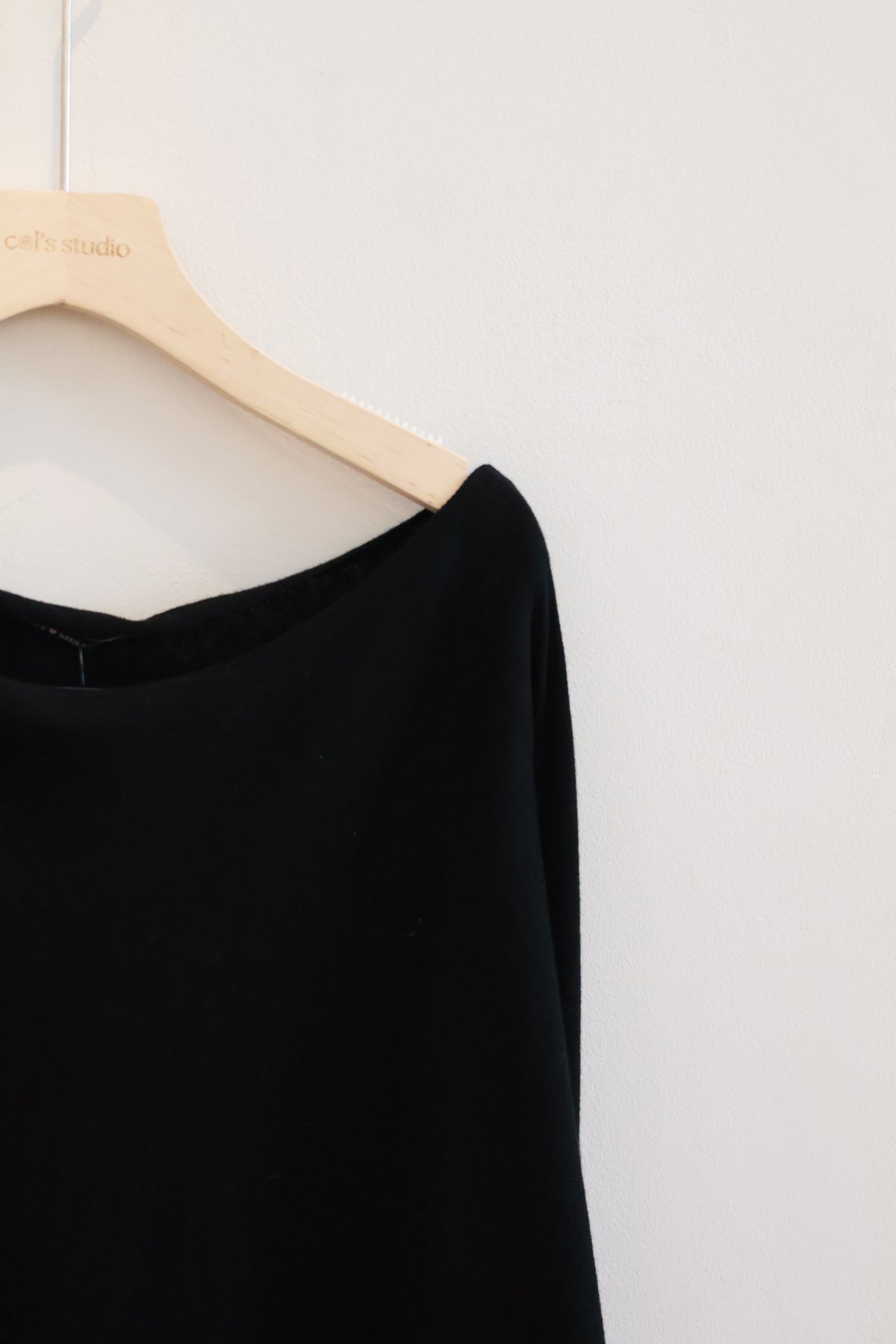 BRANDY Aina Top  -BLACK KNIT