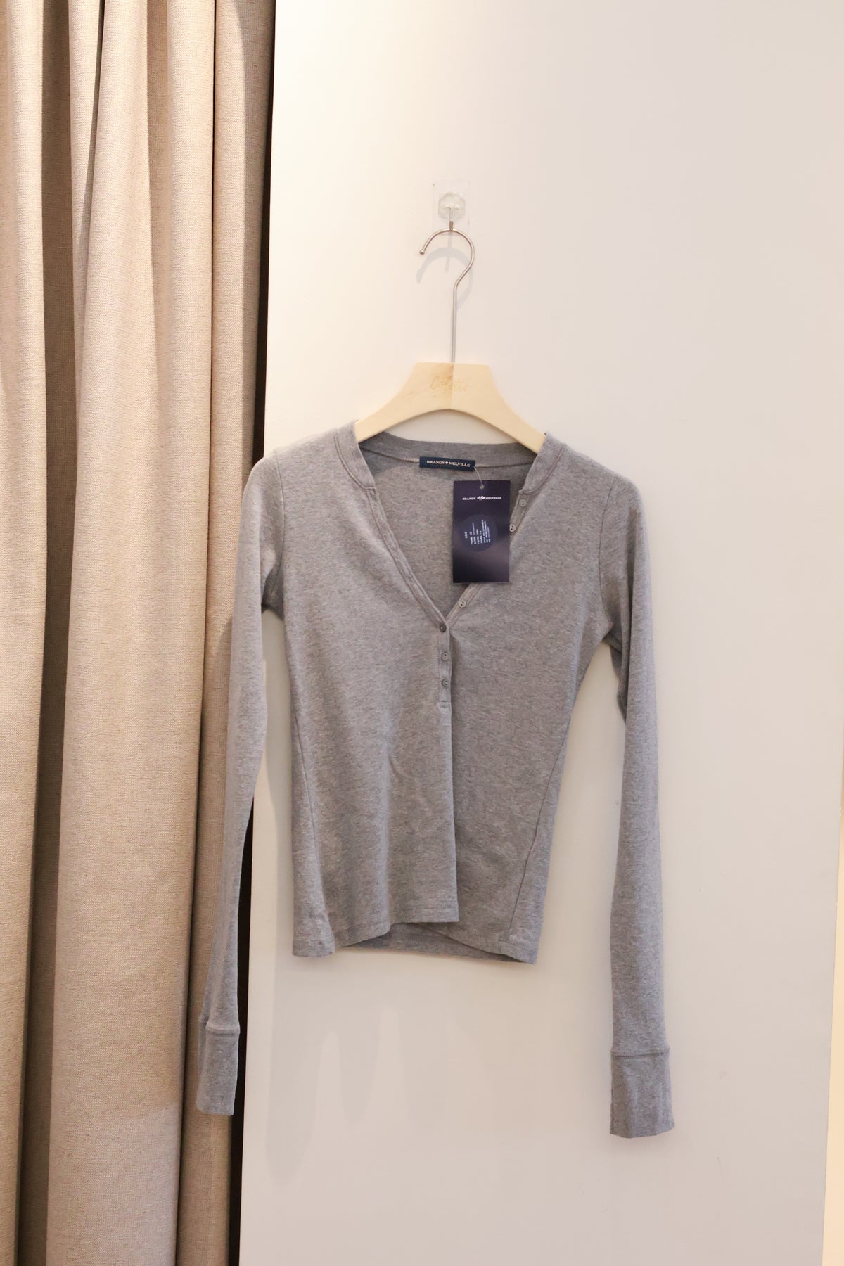 BRANDY Zelly Top- Grey