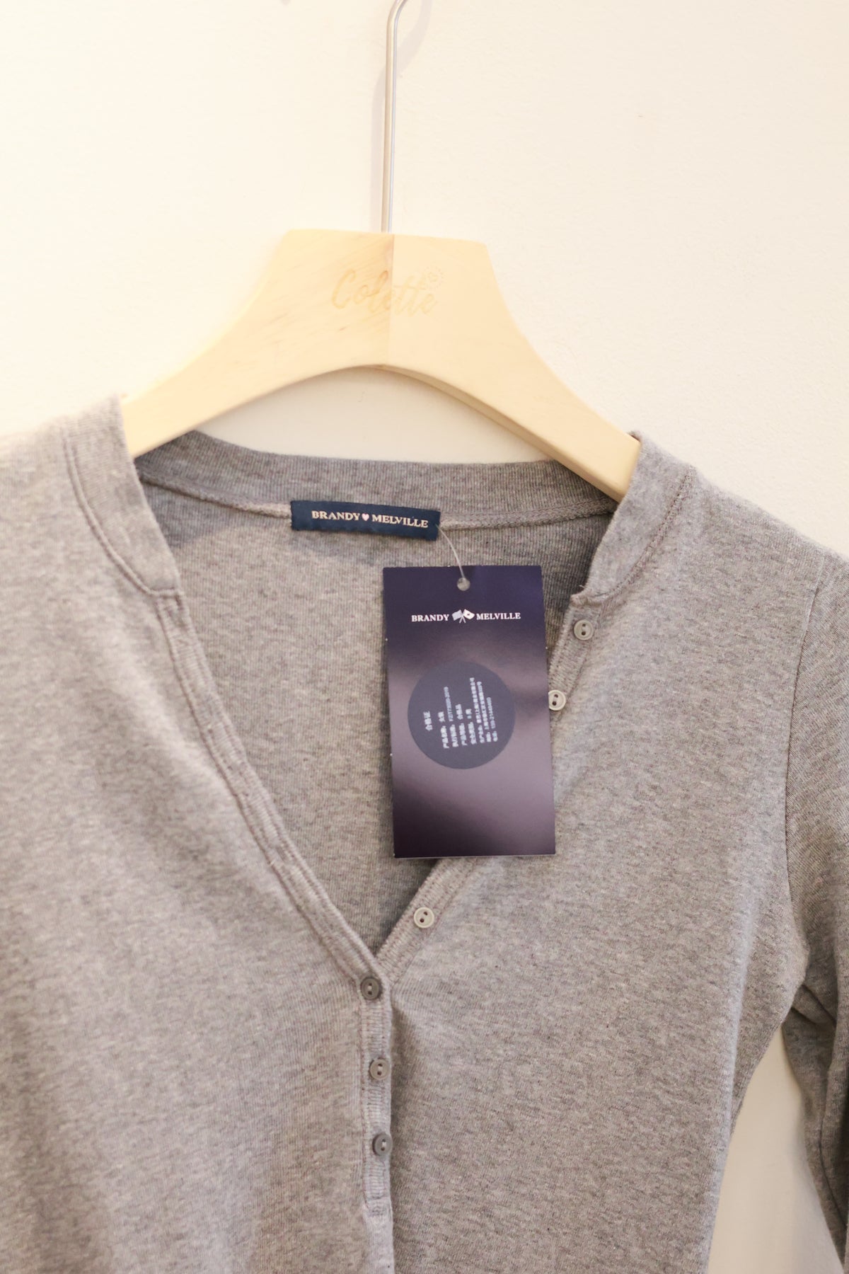 BRANDY Zelly Top- Grey