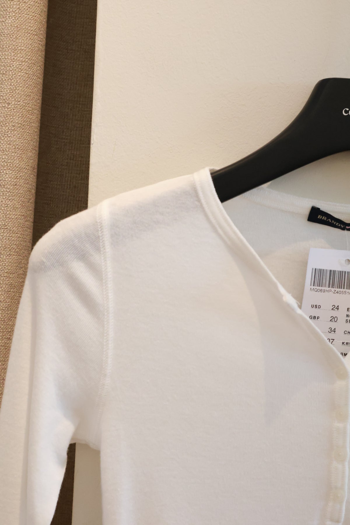 BRANDY Zelly Top- White