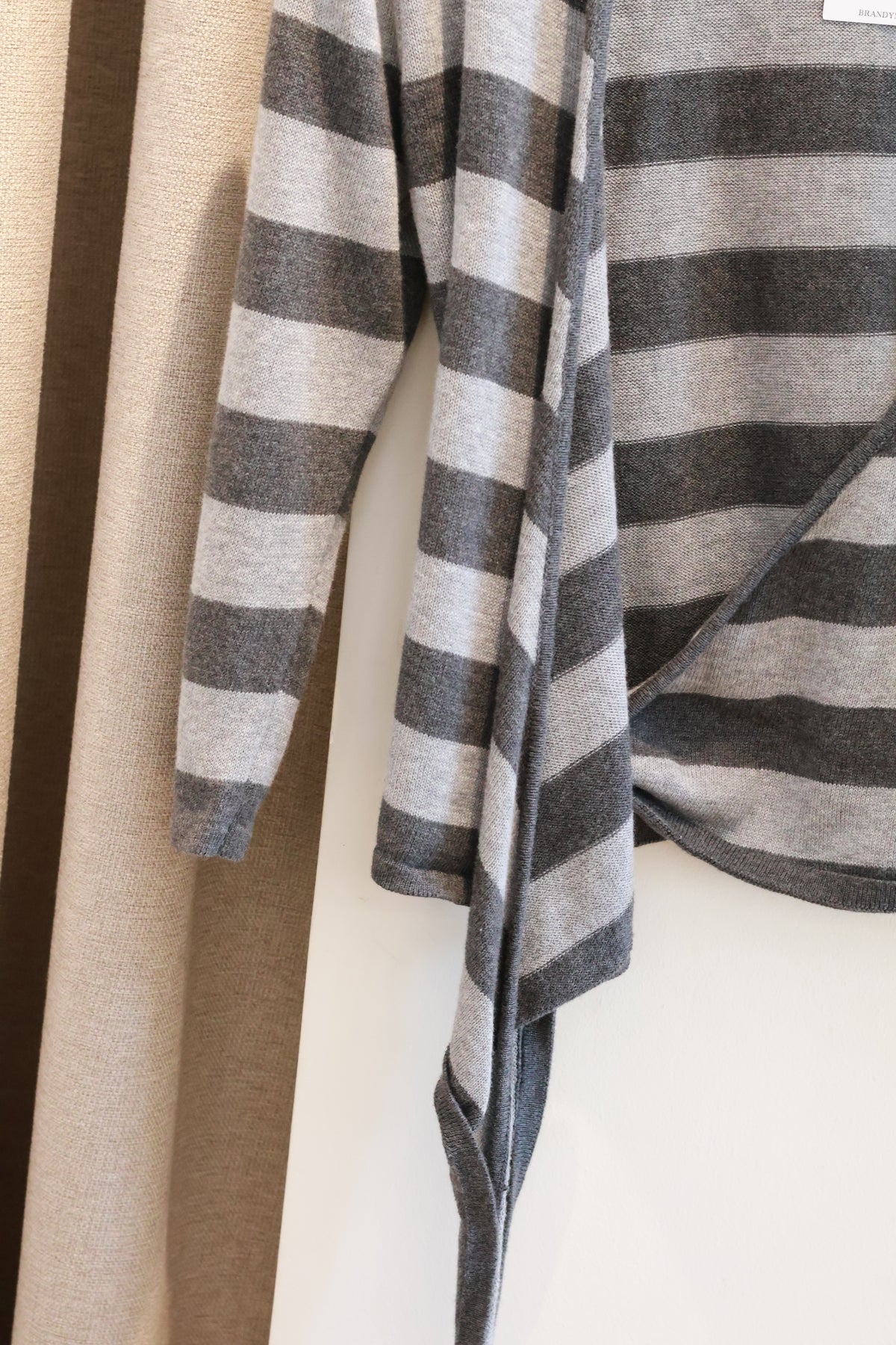 BRANDY Clara Wrap Top  -STRIPES
