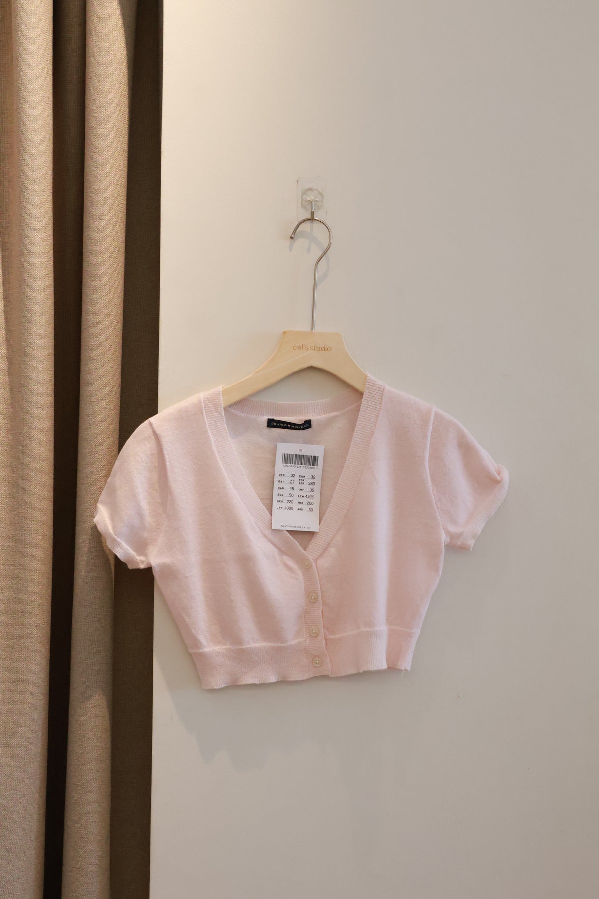 BRANDY Zoa Cardigan  -PINK