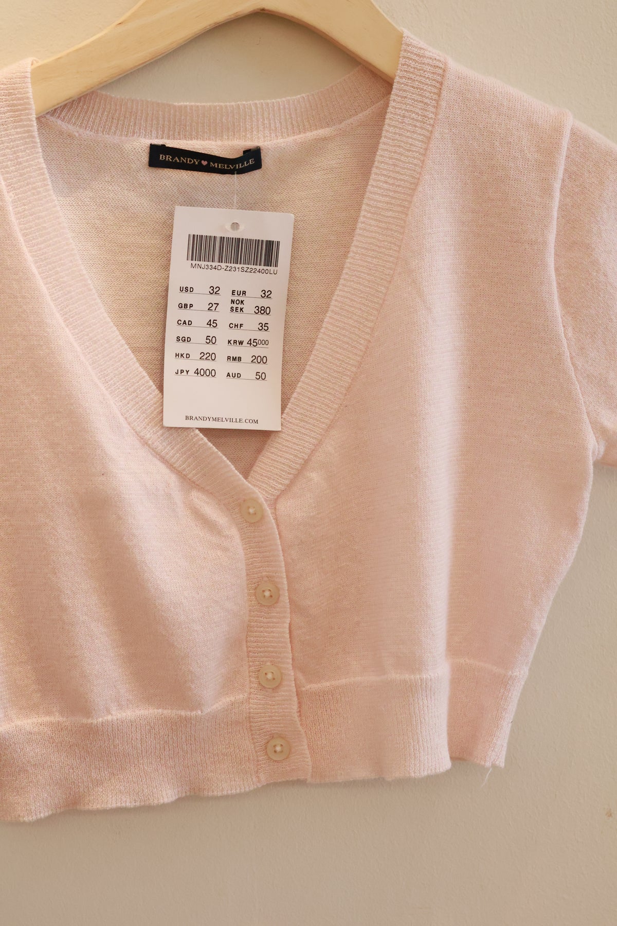 BRANDY Zoa Cardigan  -PINK