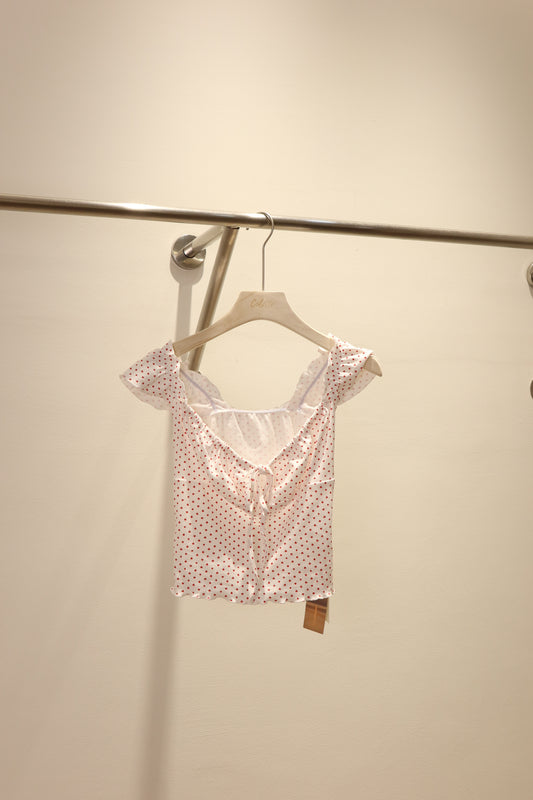 Shapes polkadot top