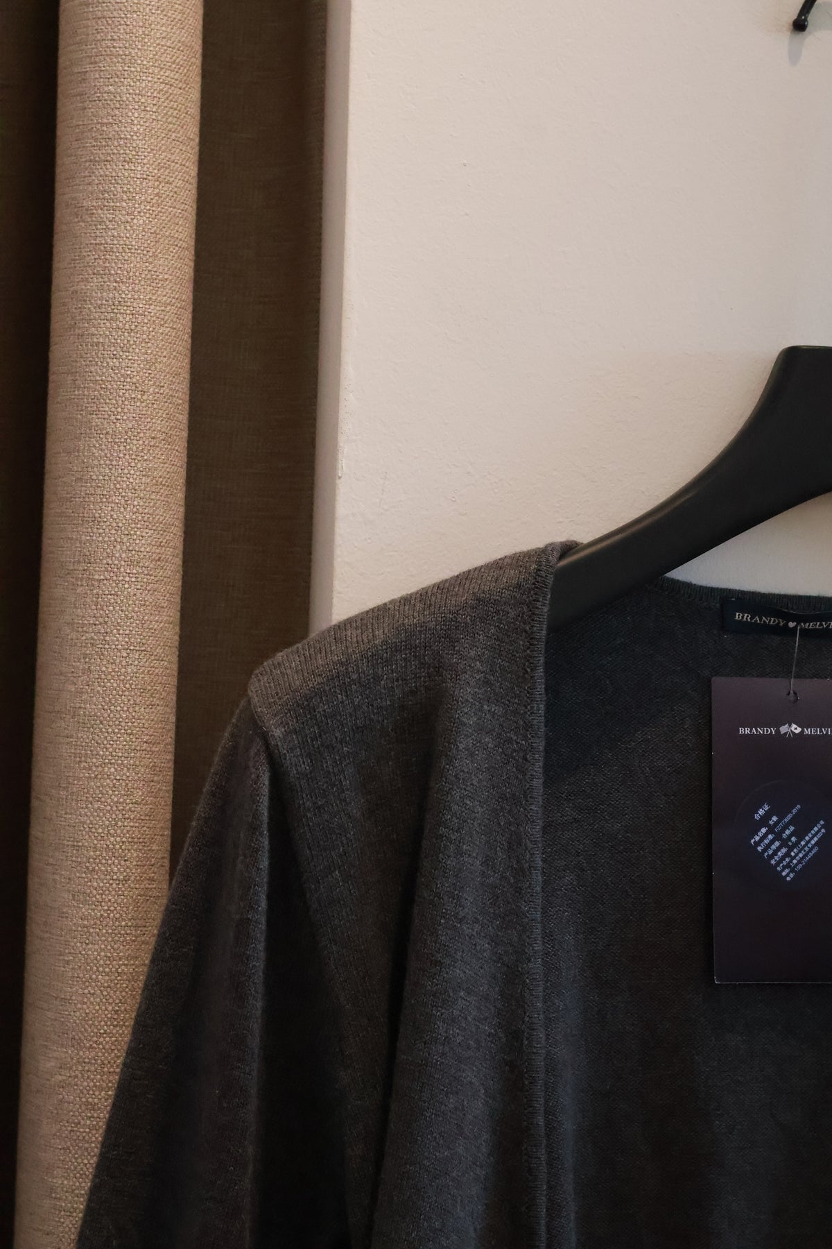 BRANDY Coco Top  -DARK GREY