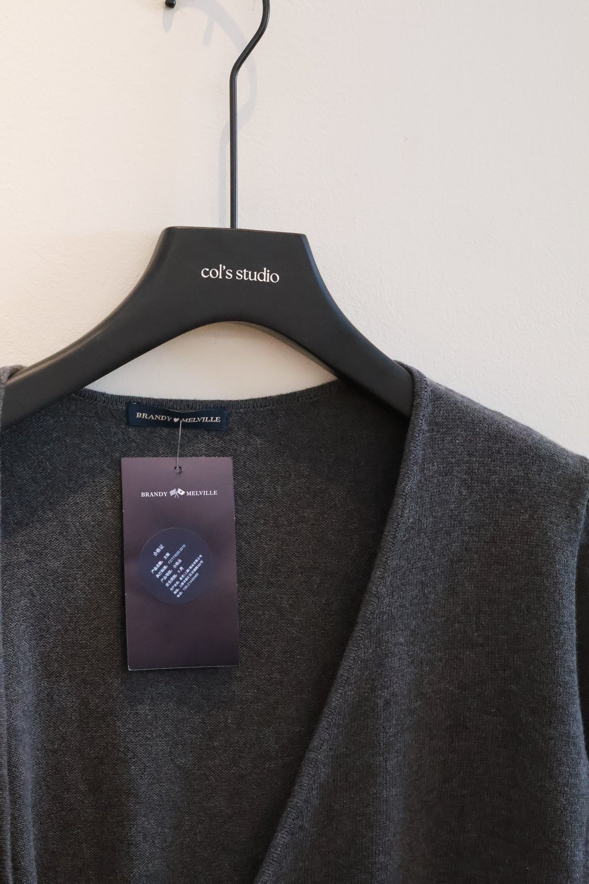 BRANDY Coco Top  -DARK GREY