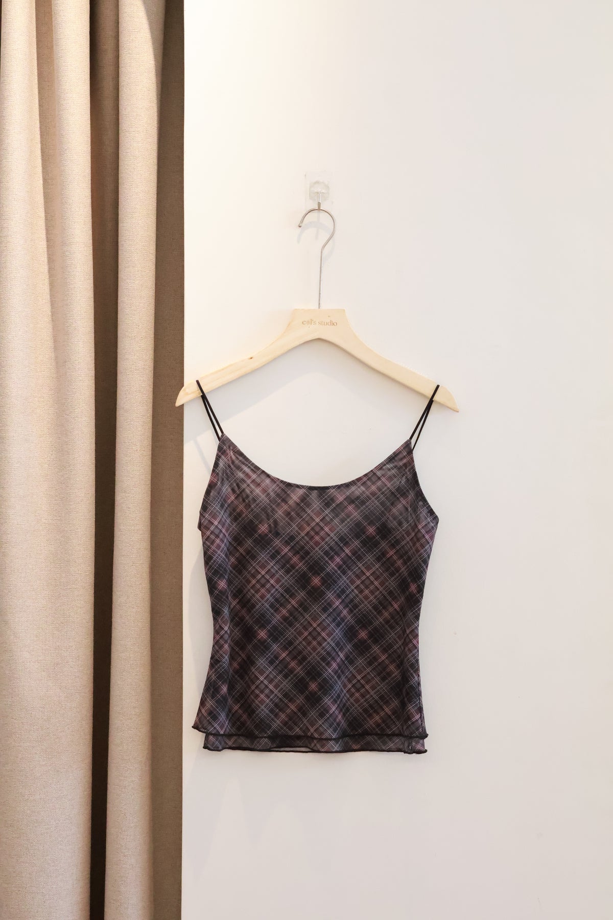BRANDY Ava Plaid Tank