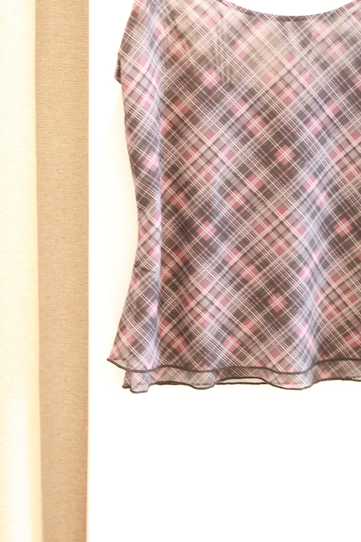 BRANDY Ava Plaid Tank
