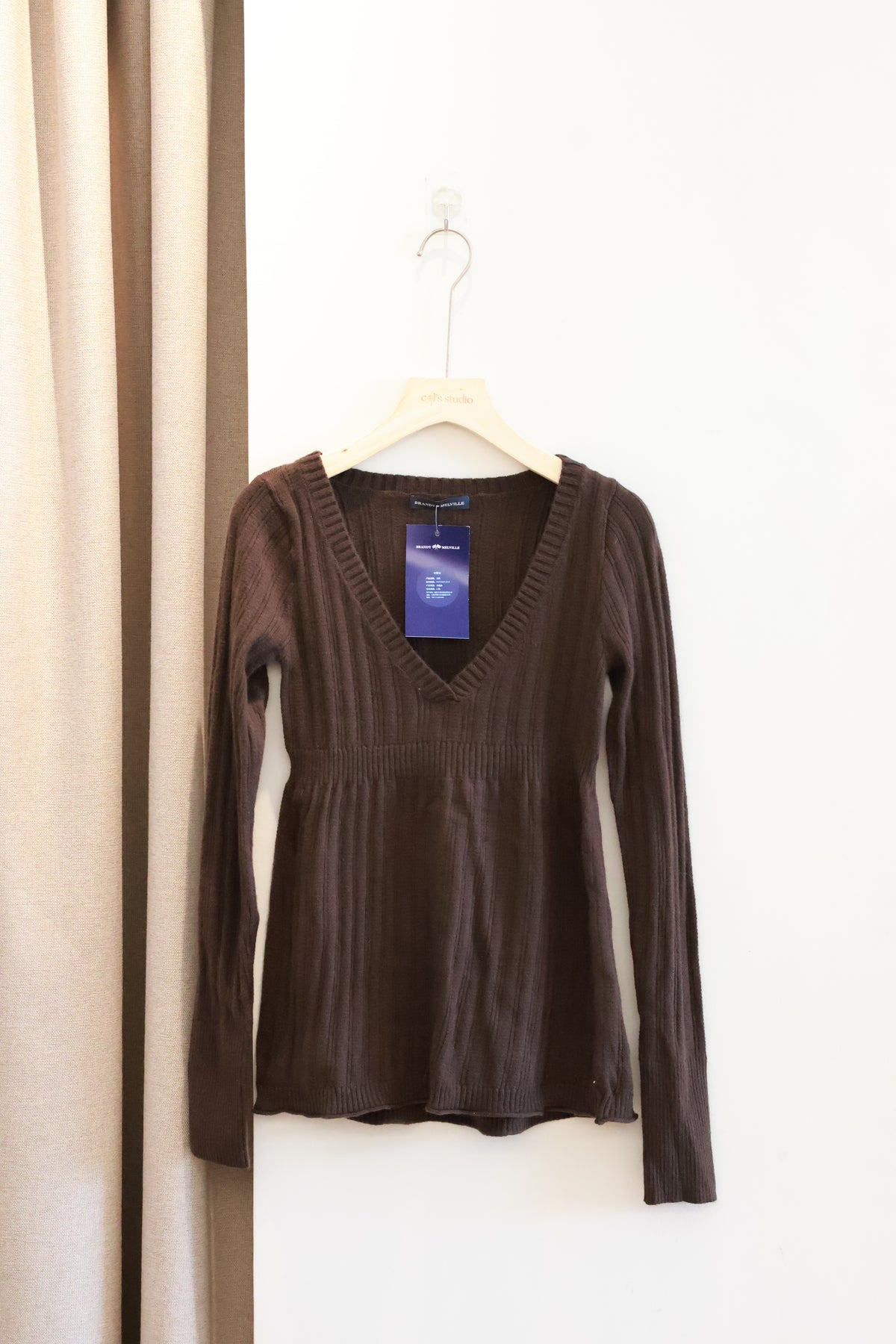 BRANDY Amelie Sweater  -BROWN