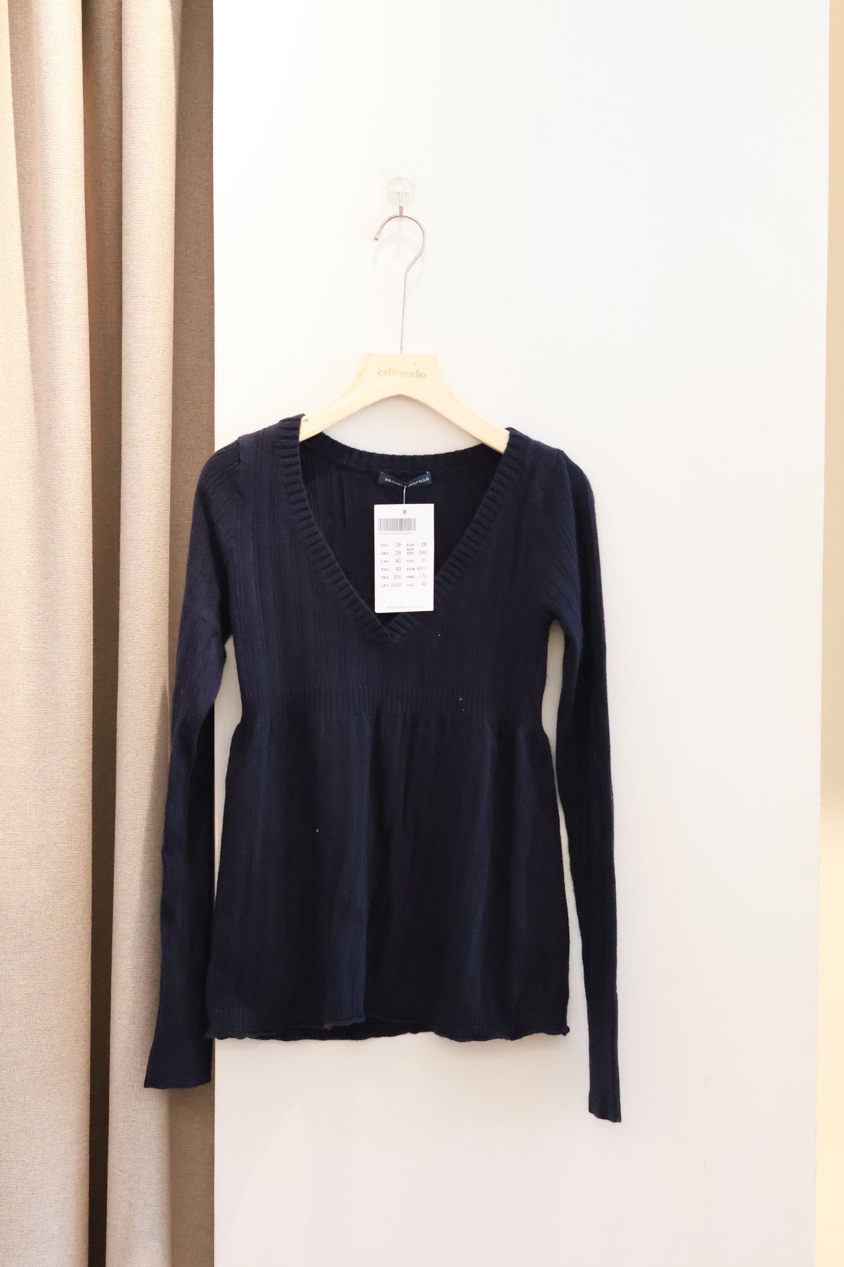 BRANDY Amelie Sweater  -NAVY