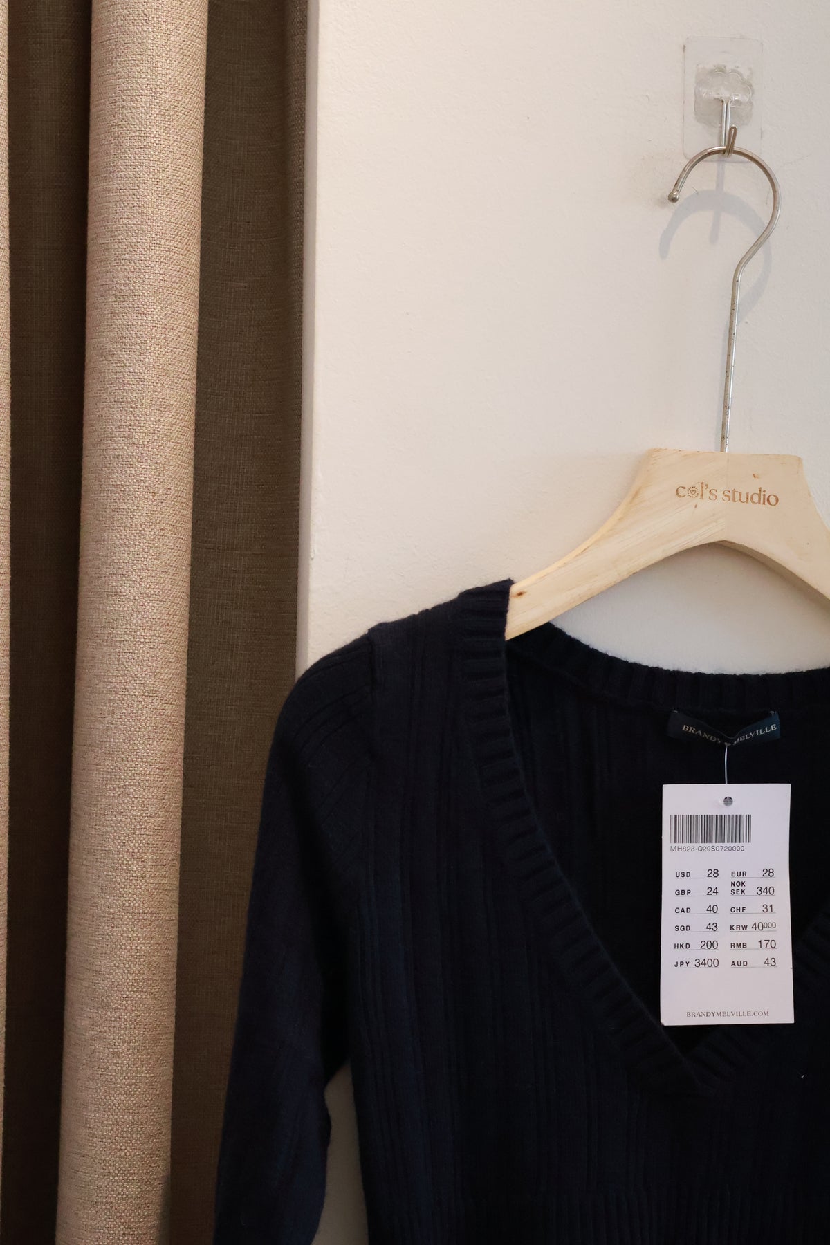 BRANDY Amelie Sweater  -NAVY