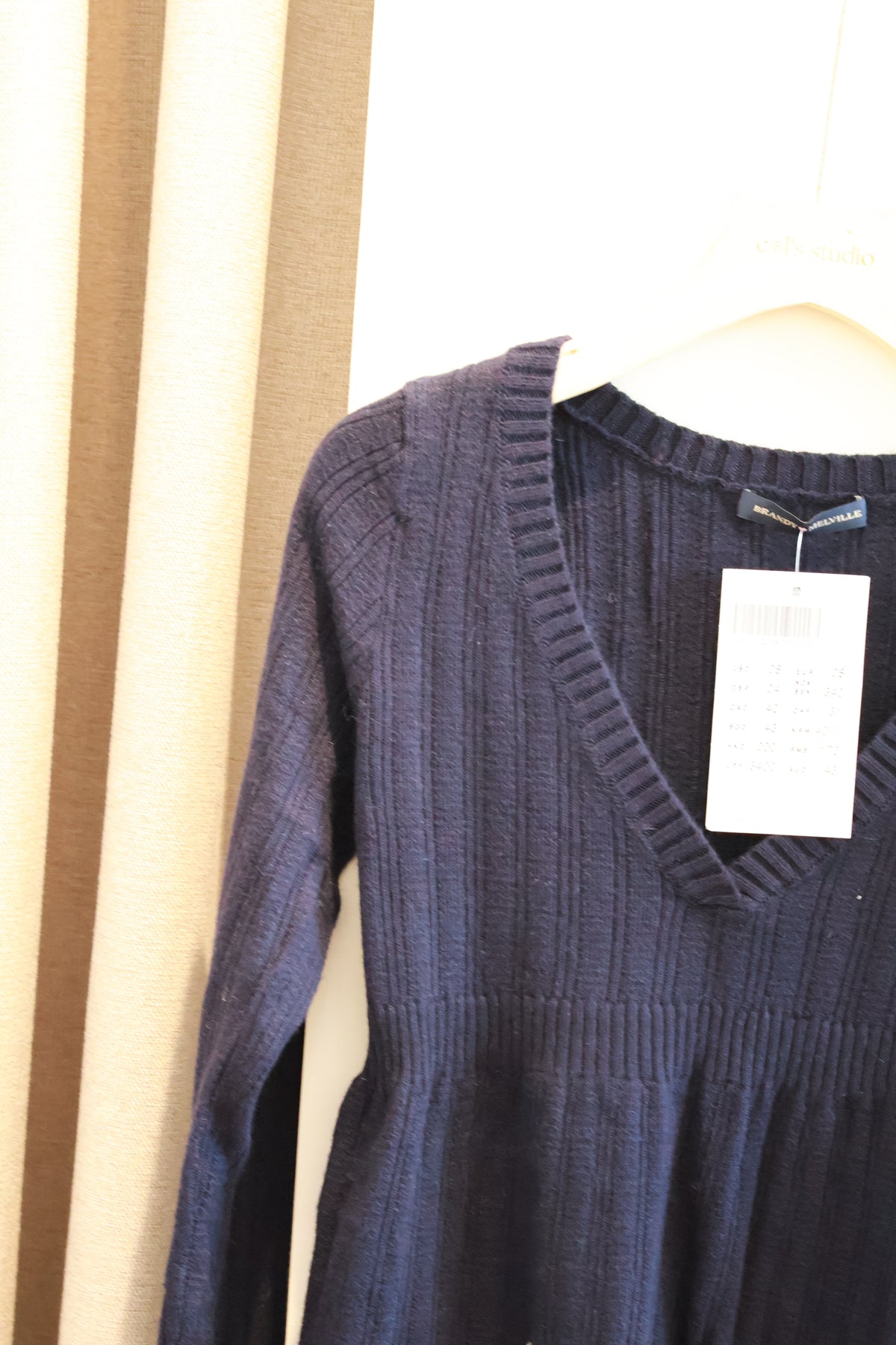 BRANDY Amelie Sweater  -NAVY