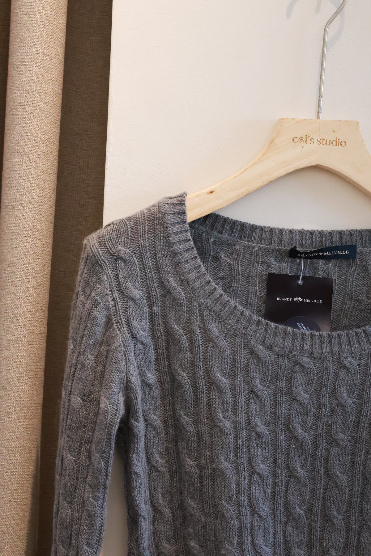 BRANDY Alina Sweater- DARK GRAY