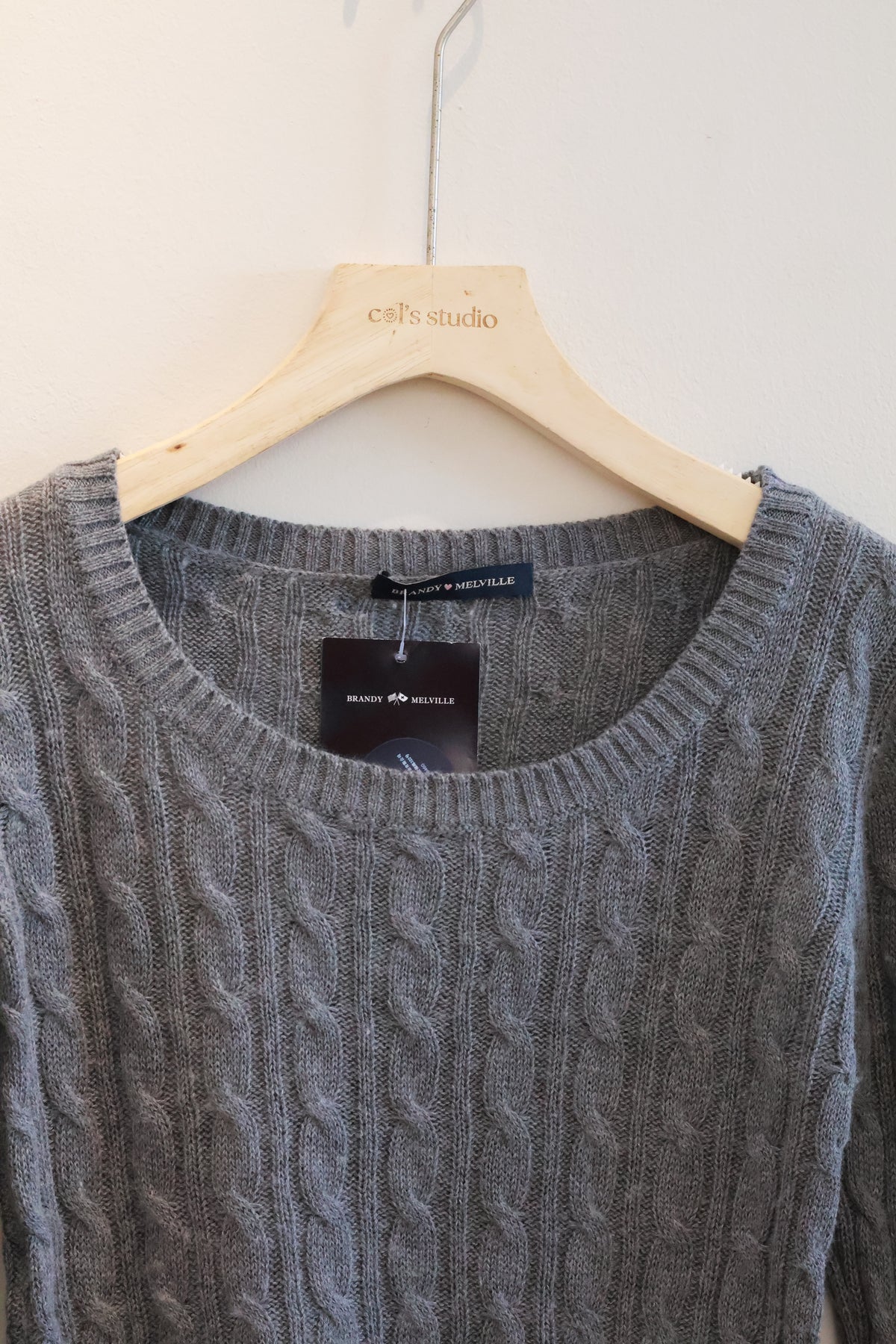 BRANDY Alina Sweater- DARK GRAY