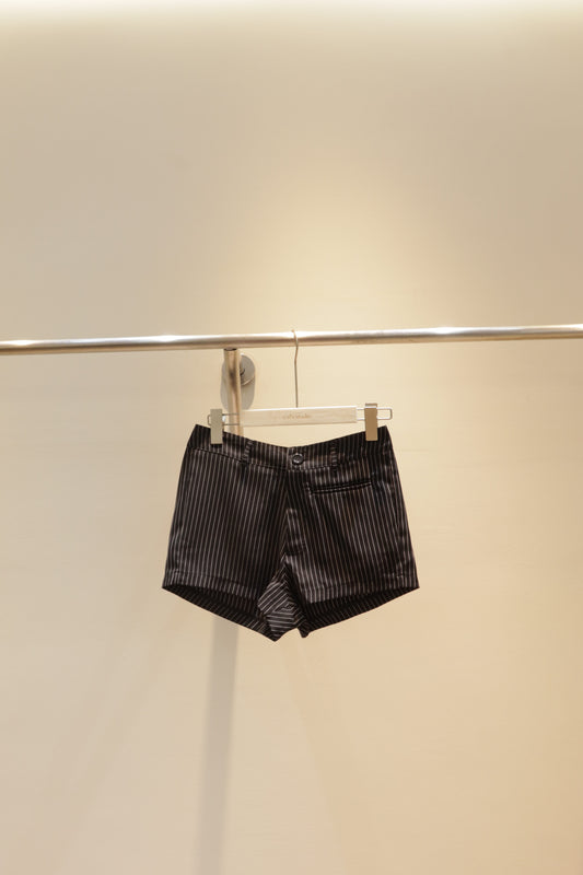 KS striped trouser shorts